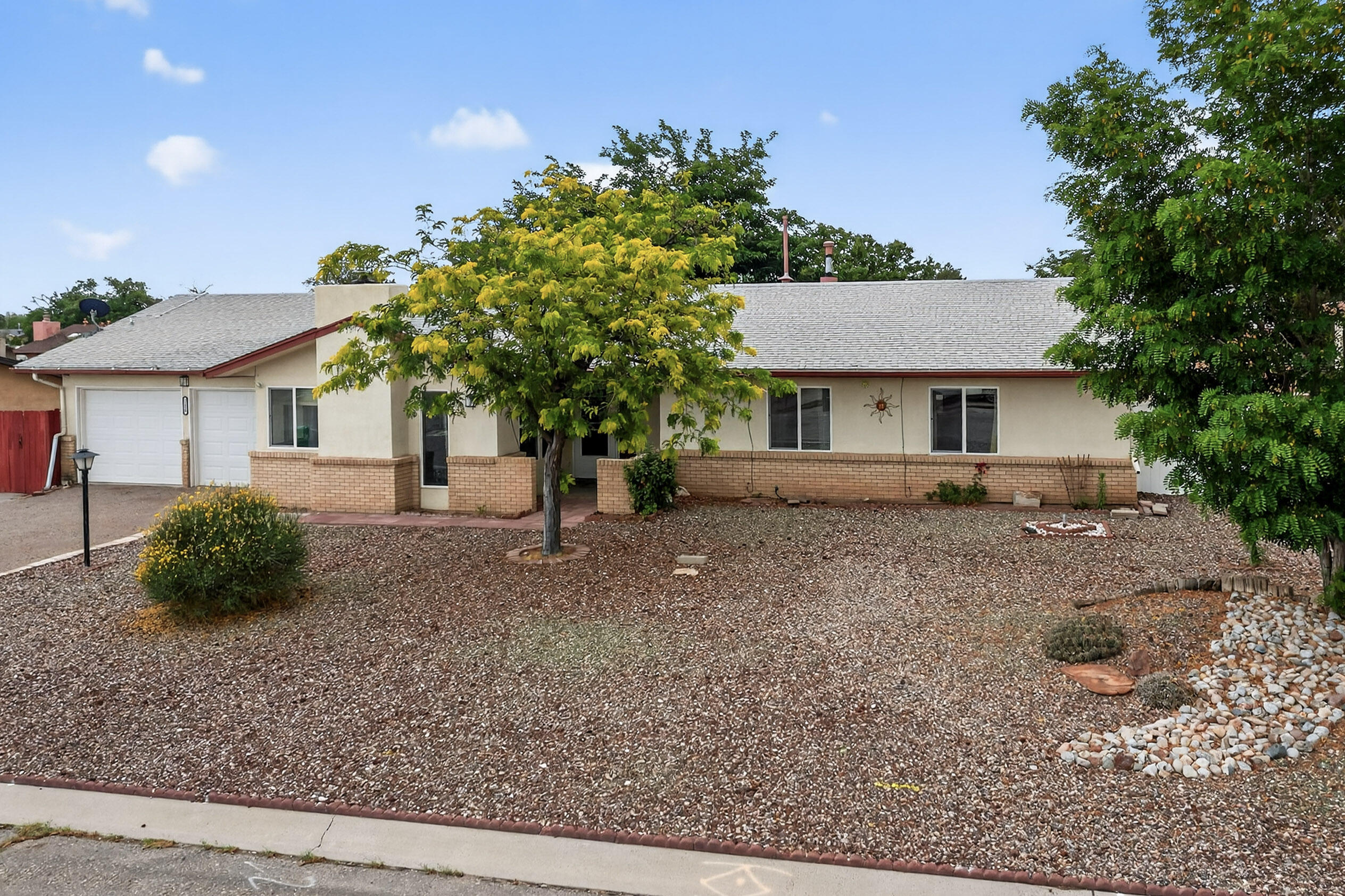 Big price adjustment with motivated sellers!  Great Home in established neighborhood.  This nicely treated home has 3 bedrooms and 2 bathrooms with a large sunroom on the back that is included in the square footage.  House has many updates from the original such as granite,  appliances, vinyl windows, seller owned solar panels, refrigerated air.  Large back yard with storage and a covered patio area.  Great for entertaining or whatever! Is on an assumable VA loan at 3.25%.