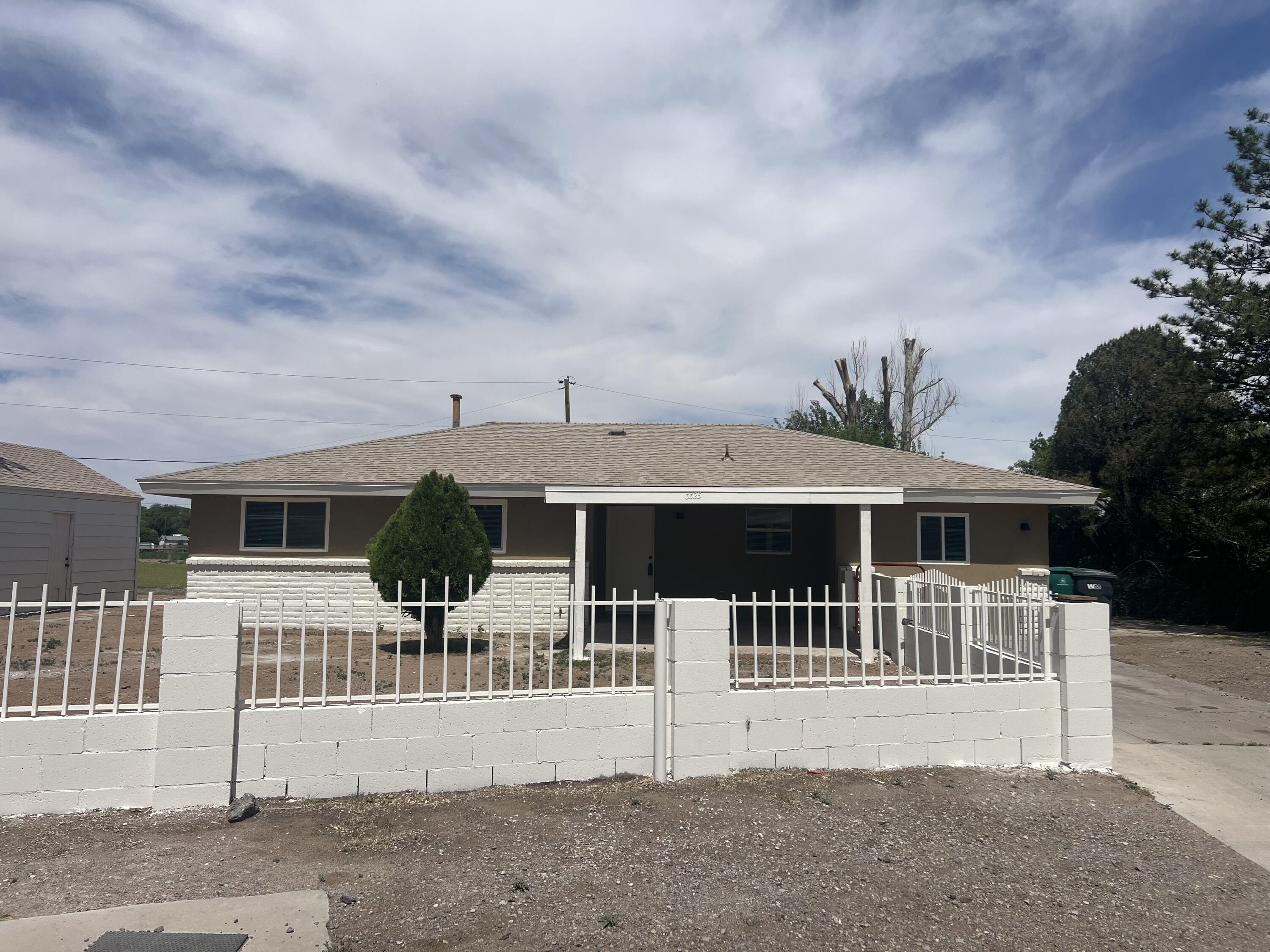 This single story house located in the south valley boasts 4 bedrooms, 2 bathrooms. with all new two tone paint, new LVP flooring and carpet. New Cabinets and solid surface countertops. Bathrooms have new surrounds, new vanities. Has backyard access, and backs to green fields. Finished sun room not counted in square footage.