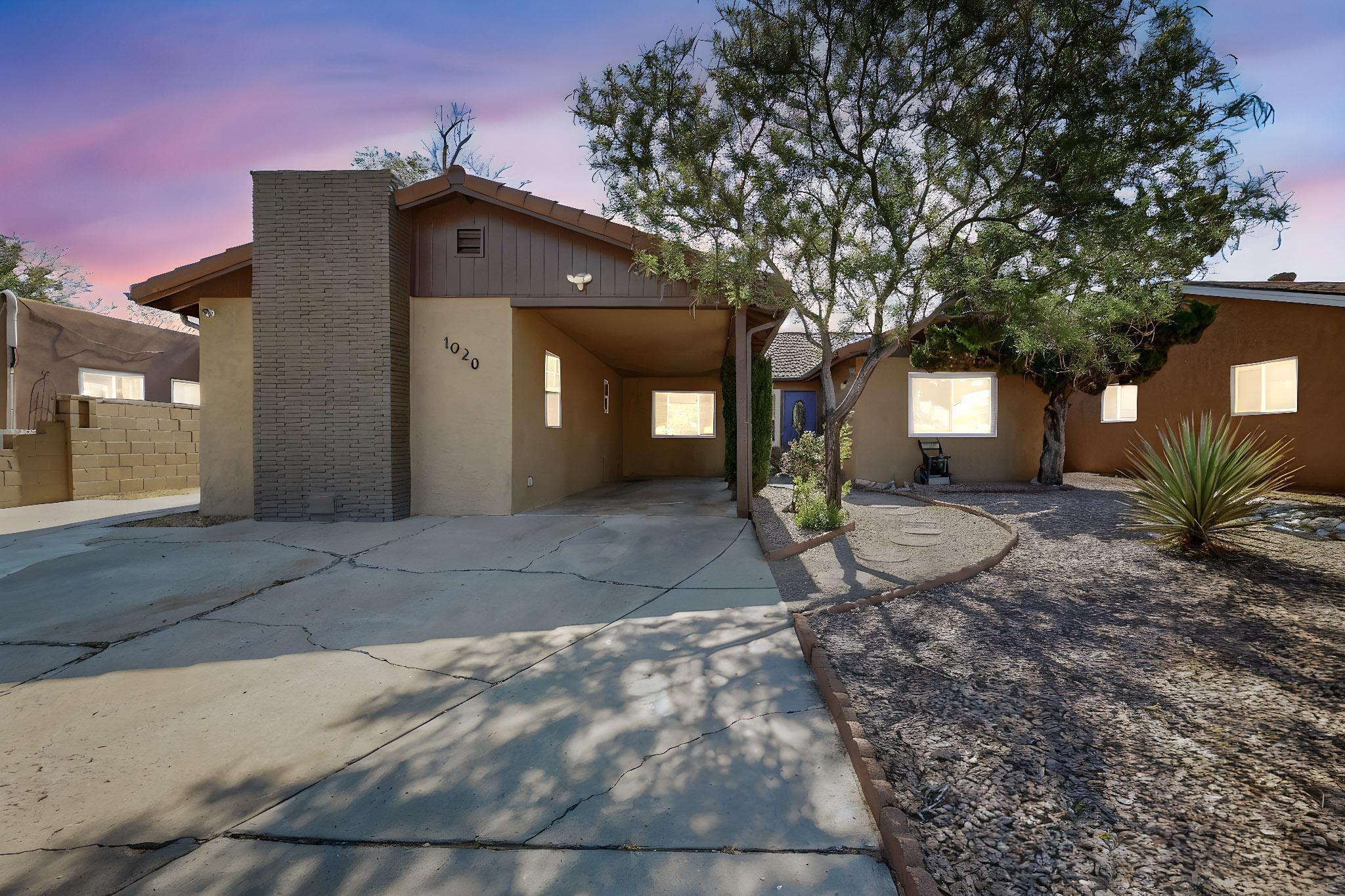 Welcome to this beautifully updated home in the Parkland Hills Neighborhood. The spacious living areas flow seamlessly, creating an inviting atmosphere for both relaxation and entertaining. The home is light and bright. The kitchen offers granite, stainless steel appliances and ample cabinets. Enjoy the large backyard. This home is conveniently located near Sandia Labs, Kirtland AFB, UNM, stores and shops. A must see!