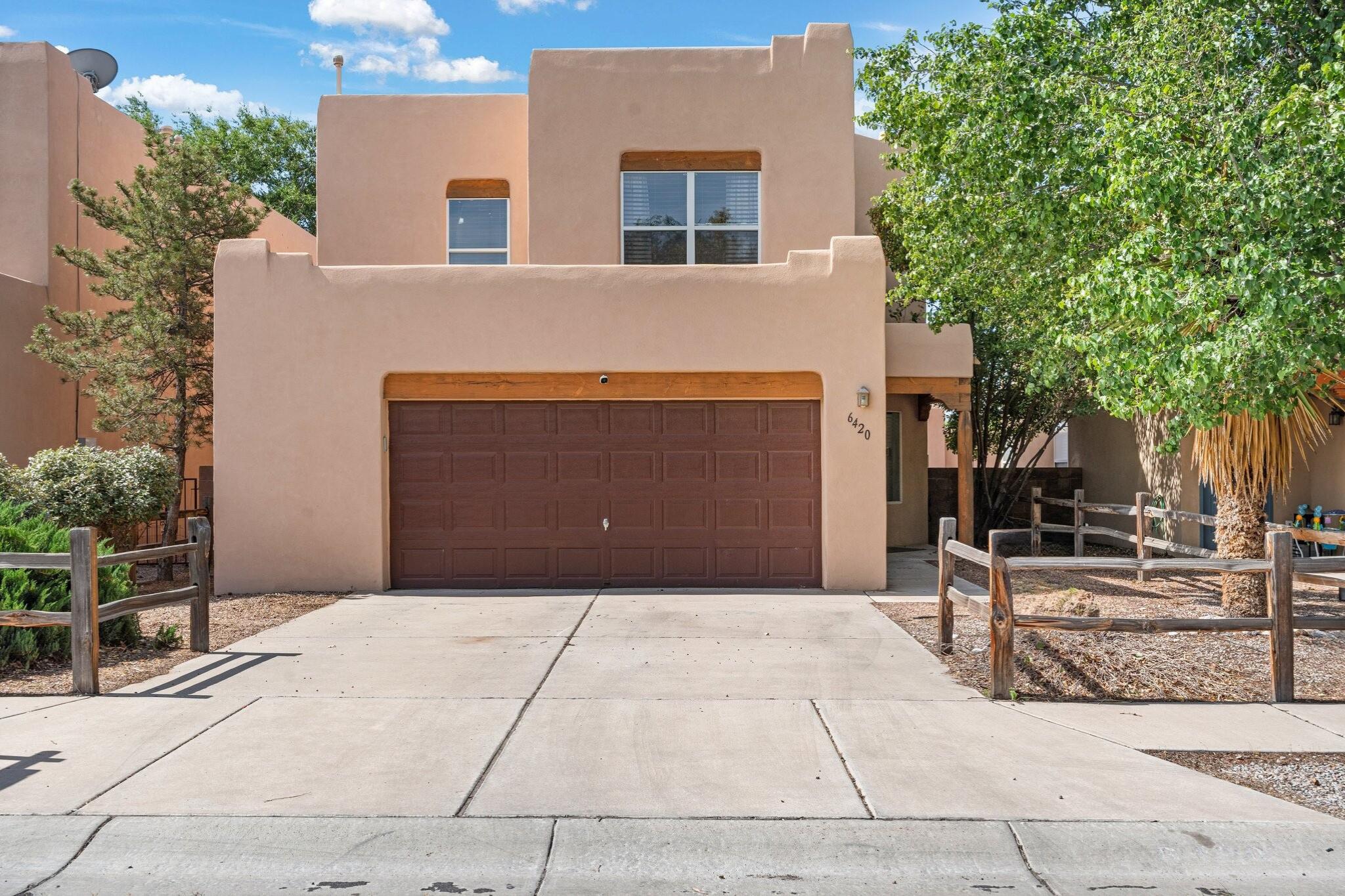 Step into style and space in this refreshed 3-bedroom, 2.5-bath home in Ladera Heights! The open floorplan features a cozy gas log fireplace in the living room, a designated dining area, and a spacious kitchen that offers bar seating, a large pantry and all stainless steel appliances convey: gas range, microwave, and dishwasher under 3 years old. You'll love the brand-new carpet in the bedrooms, fresh interior paint, and stylish new light fixtures and ceiling fans throughout. A spacious loft provides the perfect space for a second living area, playroom, or home gym. Stay comfortable year-round with refrigerated air. The 2022 water heater and washer/dryer add convenience. The backyard is a blank canvas ready for your vision. Just minutes from Ladera Golf Course, parks, dining, and coffee!