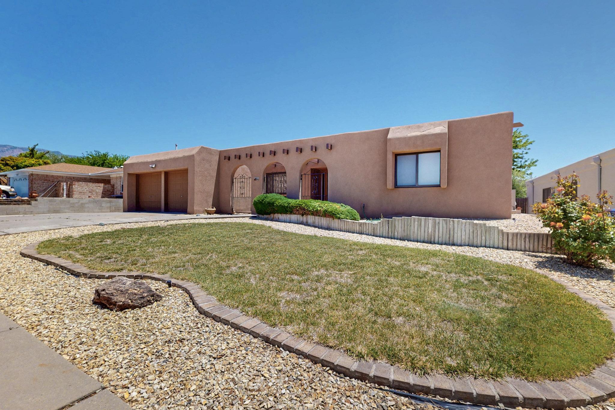 This Candlelight home is well maintained and conveniently located in the NE Heights close to the grocery store, shopping and dining options. Bike trails, Walking paths and golf courses are minutes away. The good size backyard is great for playing or entertaining.  The home has a large family room as well as separate living and dining areas. Don't miss this one.