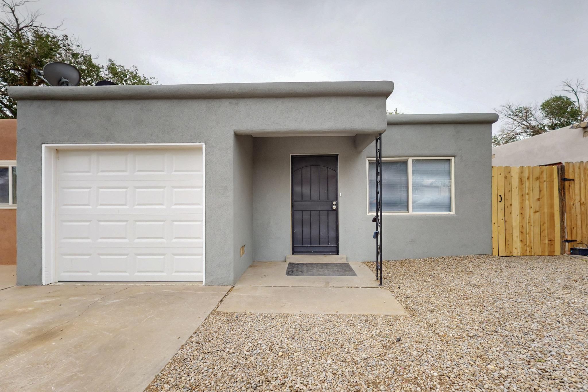 Beautifully updated 3 bed, 2 bath home.  Freshly painted.  Updated kitchen with newer refrigerator, oven and dishwasher, granite countertops. Both bathrooms updated as well.  Home has PAID OFF Solar Panels, huge savings to buyer.   Refrigerated air! Backyard is a clean slate for you to make it your paradise! Must see to appreciate this house!