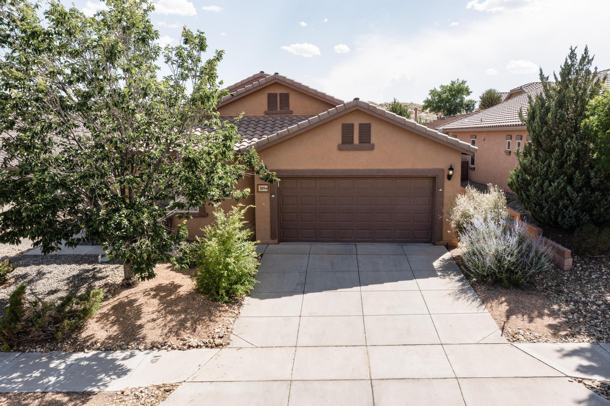 This beautifully appointed Pulte home is in the popular Loma Colorado, a master planned community with parks, trails, & close to indoor Aquatic center, library & shopping. This single story, 4 BR, 2.75 BA, 2 GR is designed for comfort. As you enter the front door you will be wowed by the openness of the floorplan, The expansive Greatroom, kitchen, two dining areas, all flow together, is the perfect setting for entertaining. The primary suite features a garden tub, separate shower, double sink & walk-in closet.  One of the guest BR's has it's own 3/4 bath. Would be perfect for in-law suite. Easy care Xeriscape, backs up to open space. Enjoy low utilities with the owned solar system.