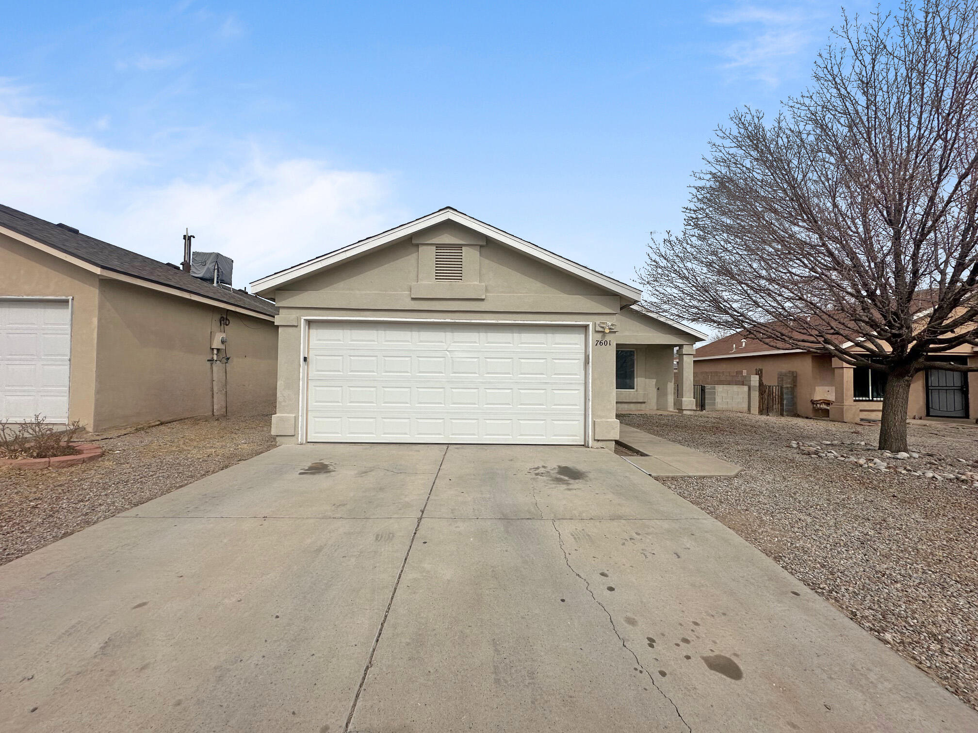 This cute 3 bedroom, 2 bathroom home is move-in ready with fresh paint and new carpet. The roomy living area has a fireplace and the kitchen offers plenty of cooking space plus a dining area. The primary bedroom and bath are separate from the other bedrooms. Easy access to Interstate 40 for convenient commuting.