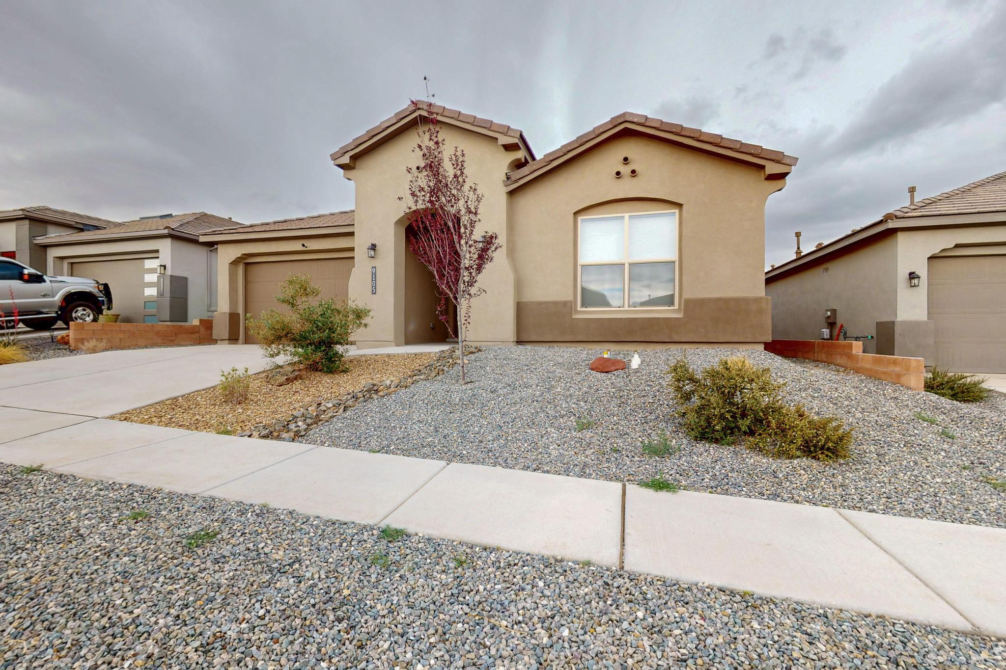 $8,000 SELLER CREDIT FOR RATE BUY-DOWN OR CLOSING COSTS.  Exceptional move-in ready & like new, DR Horton home in Catalonia at The Trails! Built in 2023, this customized 4-bedroom home sits on a premium oversized lot with professional landscaping and an extended covered patio featuring a Jacuzzi hot tub--perfect for outdoor relaxation. The open-concept floor plan features tile flooring in main areas, 5'' baseboards, and 8' doors for a modern, spacious feel. The chef's kitchen showcases upgraded appliances, granite countertops, tiled backsplash, hood vent, and a large kitchen island with bar seating. Abundant cabinetry offers excellent storage throughout. The primary suite is thoughtfully separated from the secondary bedrooms and includes a luxurious en-suite bath.
