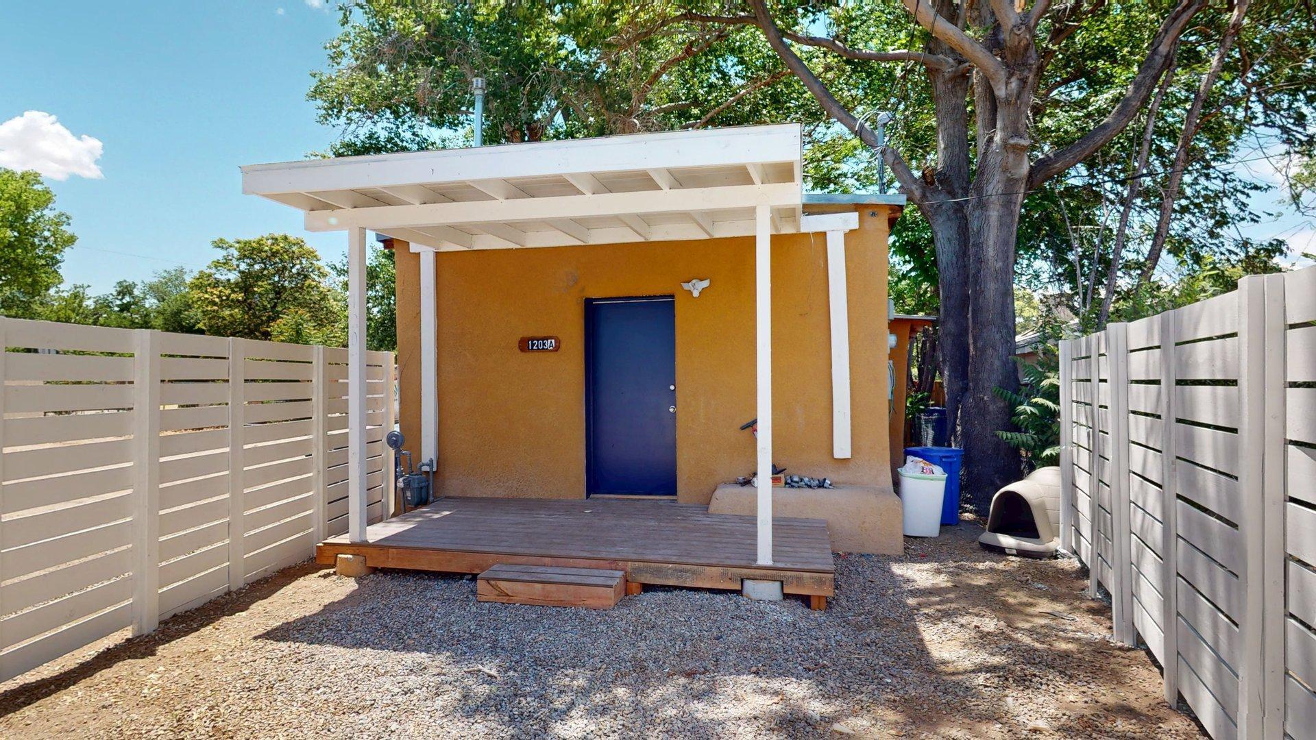 Charming and affordable, this cozy home in the heart of Barelas is perfect for first-time buyers or savvy investors. Enjoy the benefits of off-street parking, a private yard, and updated features including newer vinyl windows and a modernized kitchen. Located in a walkable neighborhood near the zoo, local parks, and the Barelas Community Center--offering free amenities--this home offers comfort, convenience, and great potential in one of Albuquerque's most historic communities. Showings available with 24 hours notice and proof of funds.