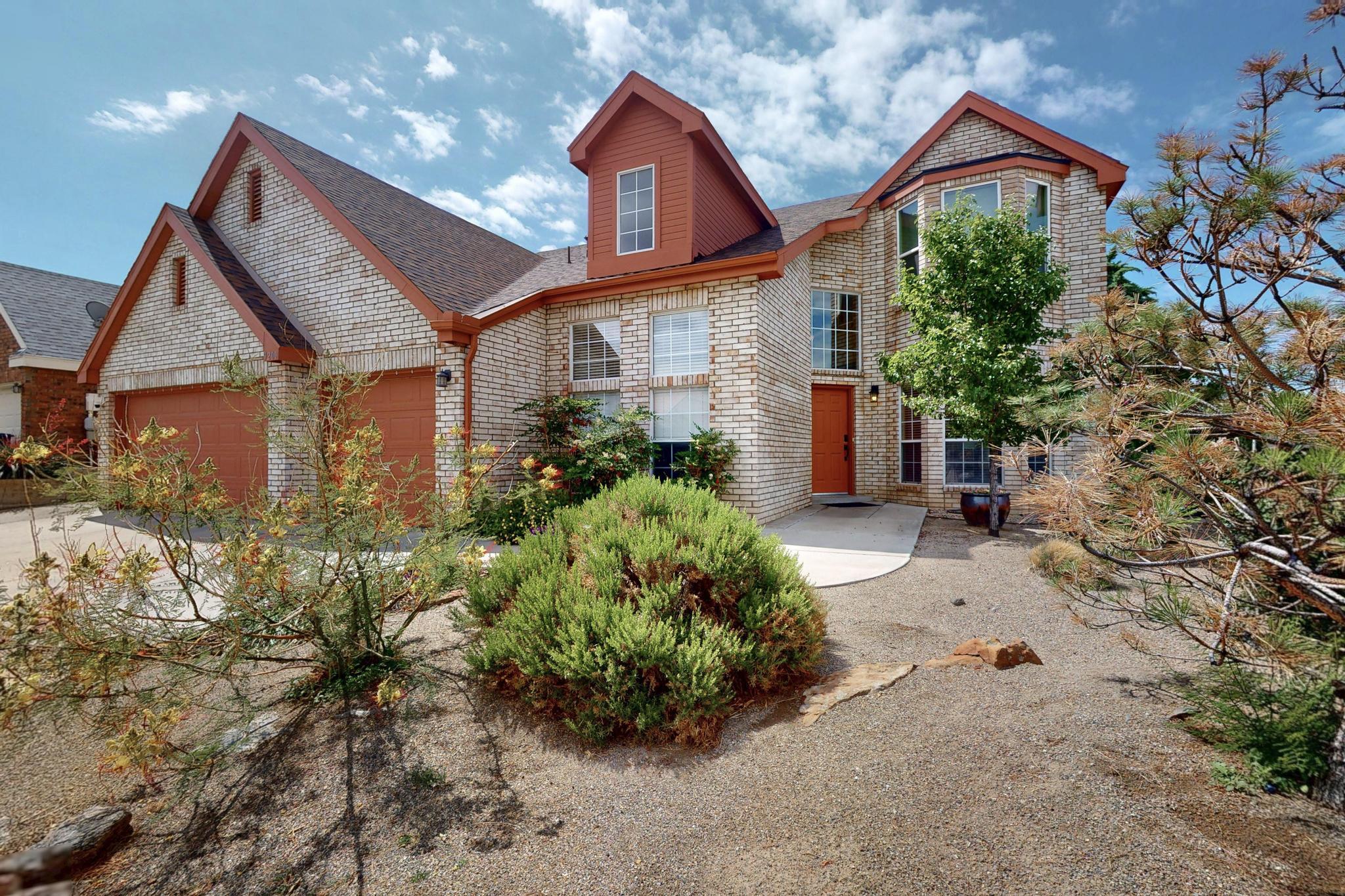 Welcome to this beautiful Sivage Thomas brick home with 3-car garage in a highly sought-after school district. This home features 2 living areas, formal and informal dining, and a spacious kitchen with island and ample counter space. The chef's delight kitchen opens to the family room with a fireplace and large windows for natural light. The primary bedroom is on the main level and includes walk-in closets, dual sinks, separate tub and shower with tile and deco accents. Upstairs offers 4 bedrooms. 2 bedrooms share a Jack & Jill bath. Another 3/4 bath is located by the other 2 bedrooms. Updates include a shingle roof, bathrooms, owned solar, and EV charging station. Contact your broker to schedule a showing!