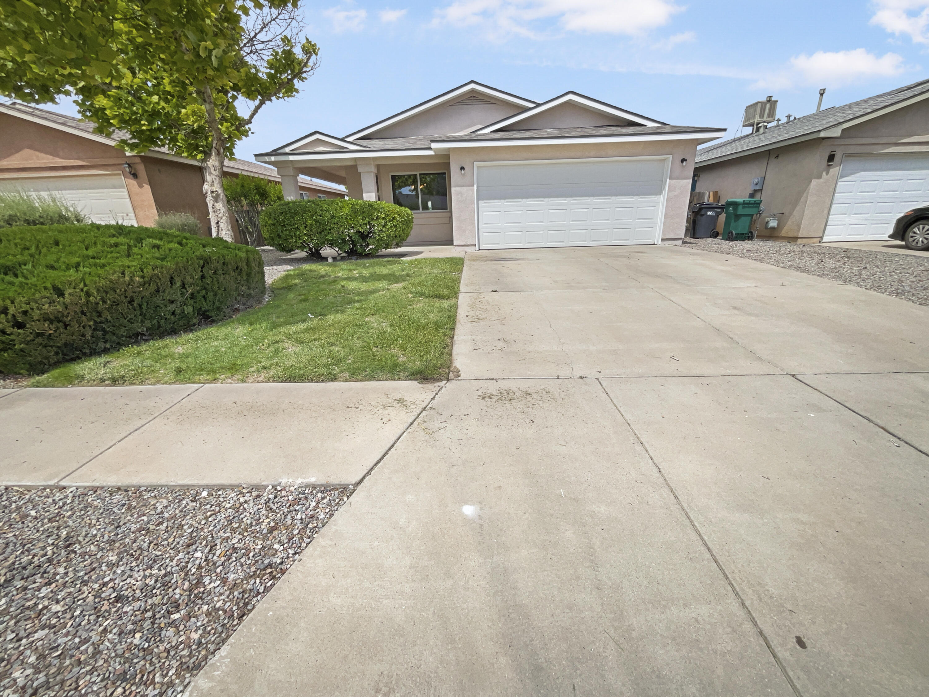 Welcome home! This home has Fresh Interior Paint. Discover a bright interior tied together with a neutral color palette.  The primary bathroom features plenty of under sink storage waiting for your home organization needs. Take it easy in the fenced in back yard. The sitting area makes it great for BBQs! Don't wait! Make this beautiful home yours. 100-Day Home Warranty coverage available at closing