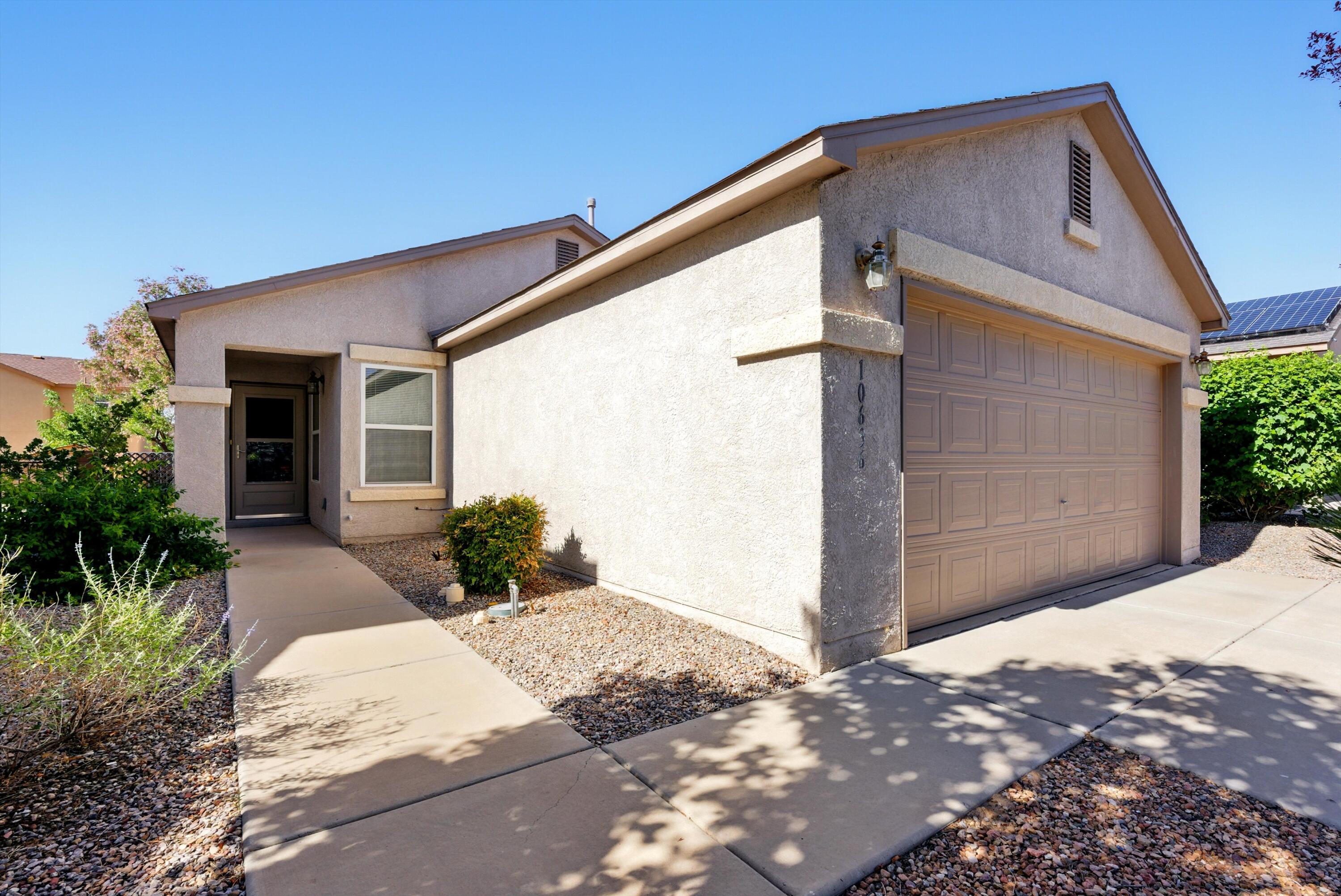 Albuquerque-a move-in ready home offering comfort and Southwest character! Located in a gated community, this property combines charming curb appeal with a warm and open floor plan. Enjoy sun-filled living spaces-perfect for everyday moments or entertaining guests. The backyard provides great potential for outdoor living, gardening, or relaxation under the New Mexico sky. Conveniently situated close to local dining, parks, and major routes, this home is an inviting opportunity for the next chapter.