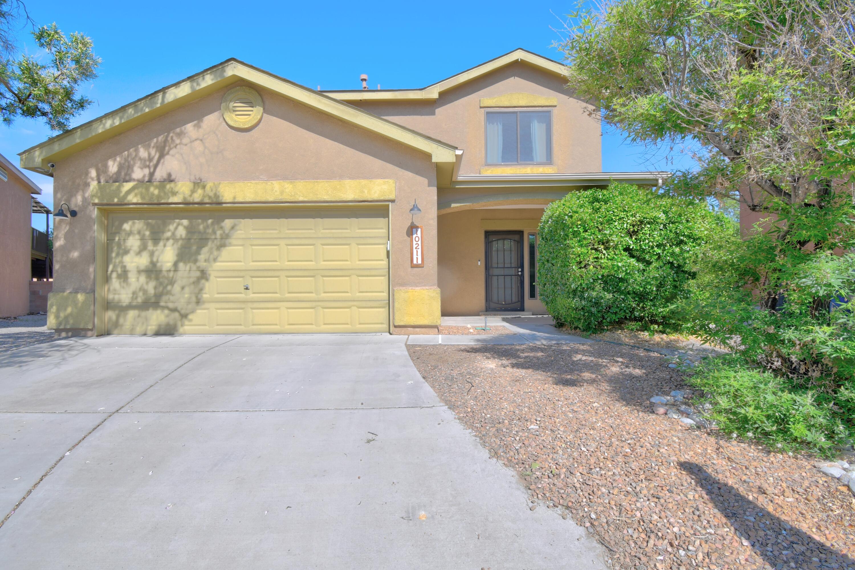 Looking for that big back yard in Ventana Ranch west? This is it.  An inviting and beautifully updated home in a great area. This spacious two-story residence features 3 generously sized bedrooms and 3 well appointed bathrooms, offering comfort and functionality for everyday living.  Step inside to discover fresh updates through out, including flooring, paint, and baseboards that give the home a clean, modern feel. The main floor is open and perfect for entertaining. The kitchen flows seamlessly into the living room, making it ideal for cooking and spending time with family and friends. Upstairs you will find three bedrooms and a laundry room with ample space for for all your needs. Out back has endless possibilities. It has a garden, play area,  ,dog run, storage shed, and room for more.