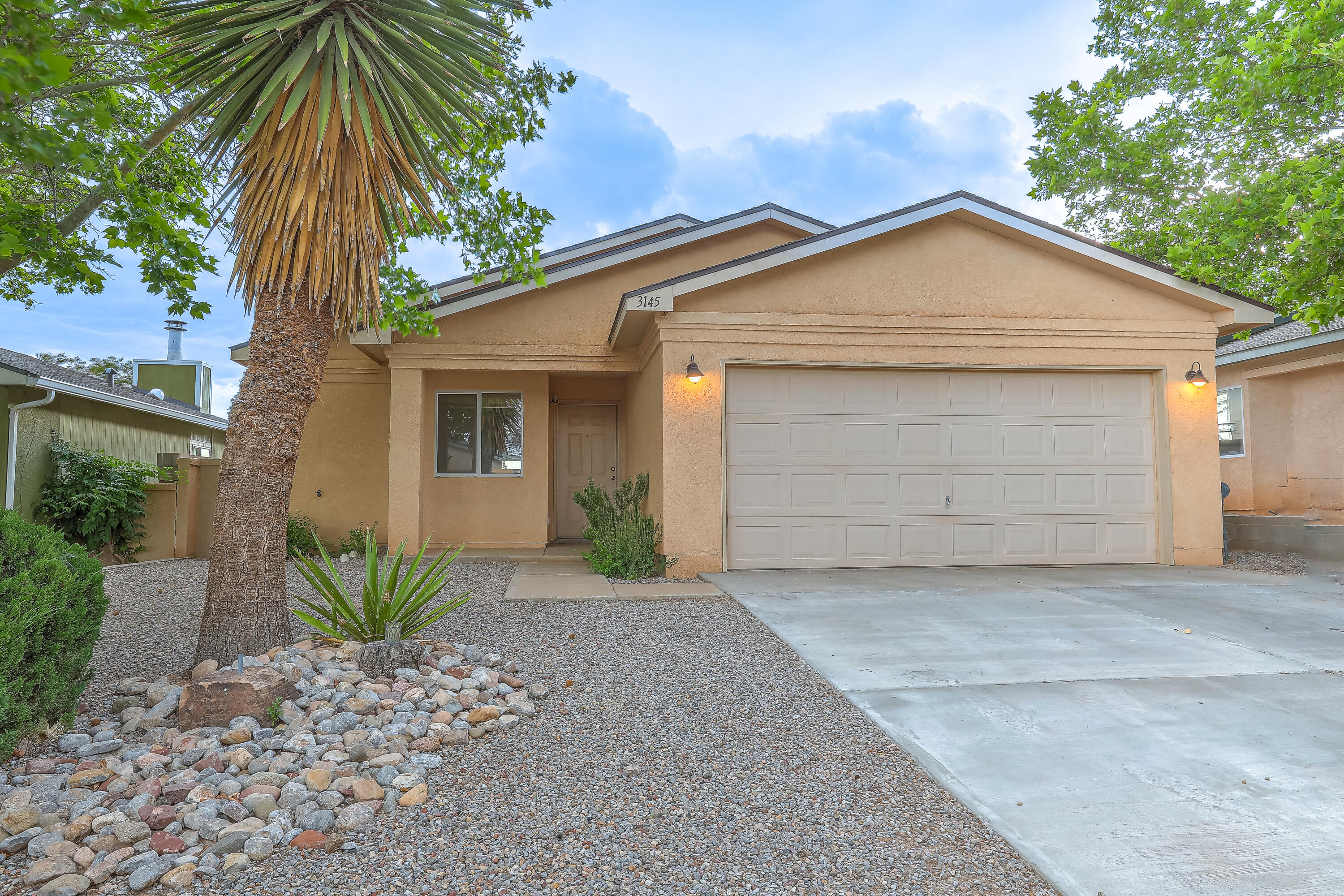 Tucked away in the heart of Northern Meadows, this 2-bedroom, 1-bath gem offers easy, low-maintenance living with room to grow -- inside and out! Thoughtfully laid out across 853 square feet, the home features no carpet, with a mix of tile and laminate flooring throughout. The open-concept living room is bright and inviting, while the eat-in kitchen is equipped with stainless steel appliances, granite countertops, and a mosaic tile backsplash.Enjoy two spacious bedrooms with updated ceiling fans and ample natural light. The bathroom has been nicely refreshed with a modern vanity and a sleek glass tub enclosure.Out back, you'll find a fully fenced yard with endless possibilities -- garden beds, gravel paths, mature trees, and even a bonus structure that could serve as a dog house...