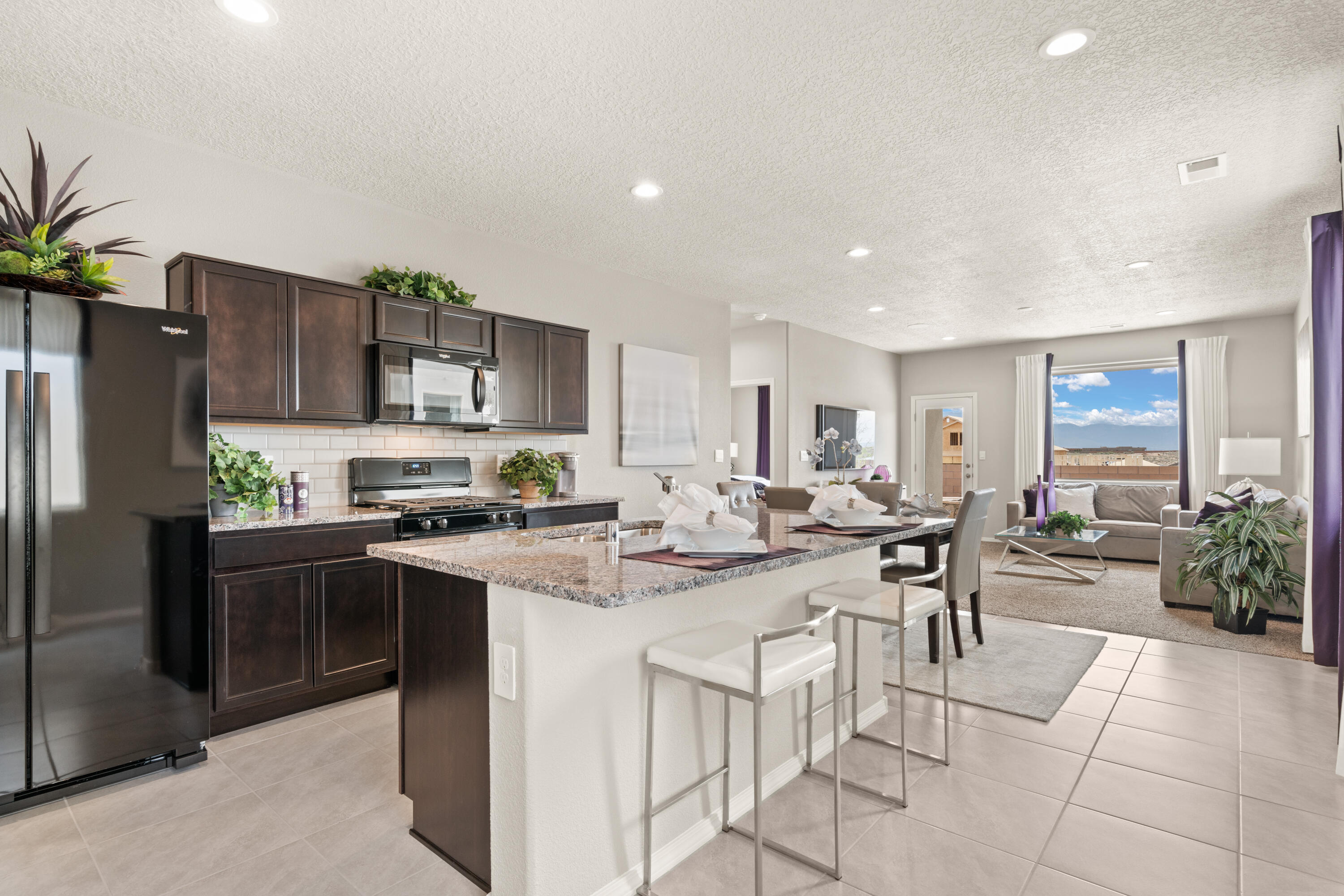 The ''Sierra'' is a beautiful single story 1,519 sq. ft home By D.R. Horton. This plan offers 3 bedrooms and 2 baths, the kitchen features spacious granite countertops, Whirlpool(r) appliances, decorative tile backsplash, and walk in pantry. Enjoy the main bedroom, located right off the family room, while bedrooms 2 and 3 are located on the other side of the home. Primary bedroom Features a walk in closet and large walk-in shower. The Sierra offers a covered patio and a 2-car garage. This home includes our HOME IS CONNECTED base package which includes the Alexa Voice control, Front Doorbell, Front Door Deadbolt keyless entry Lock, Smart Home Hub, Smart switch Light Switch, and more. ASK ABOUT OUR CURRENT INCENTIVES!