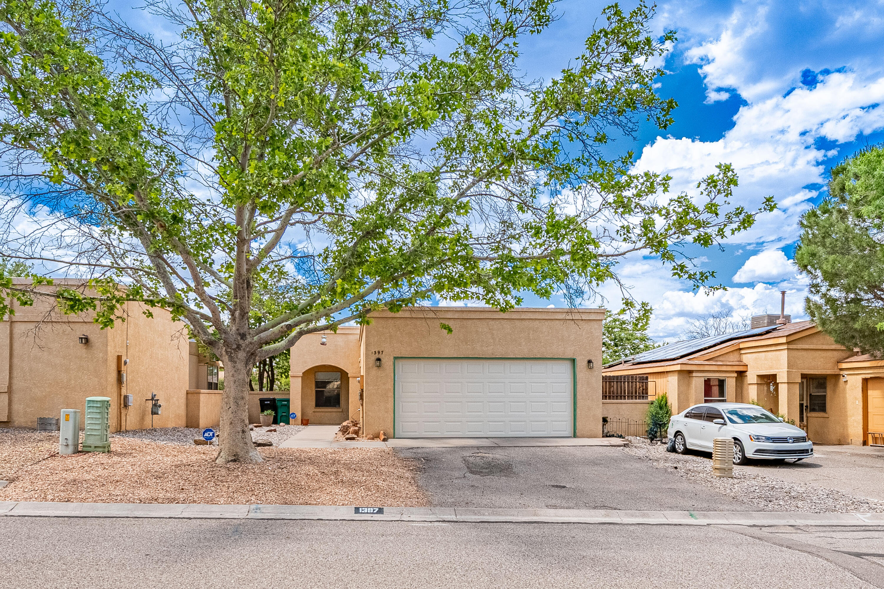 Welcome to this charming 3-bedroom, 2-bath home in the heart of Rio Rancho! Featuring an open floor plan perfect for entertaining, this well-maintained property includes a 2-car garage and a generously sized yard ideal for outdoor living. Major updates offer peace of mind with poly pipes replaced in 2017 and a new TPO roof installed in 2022. Don't miss your chance to own this comfortable and conveniently located home!