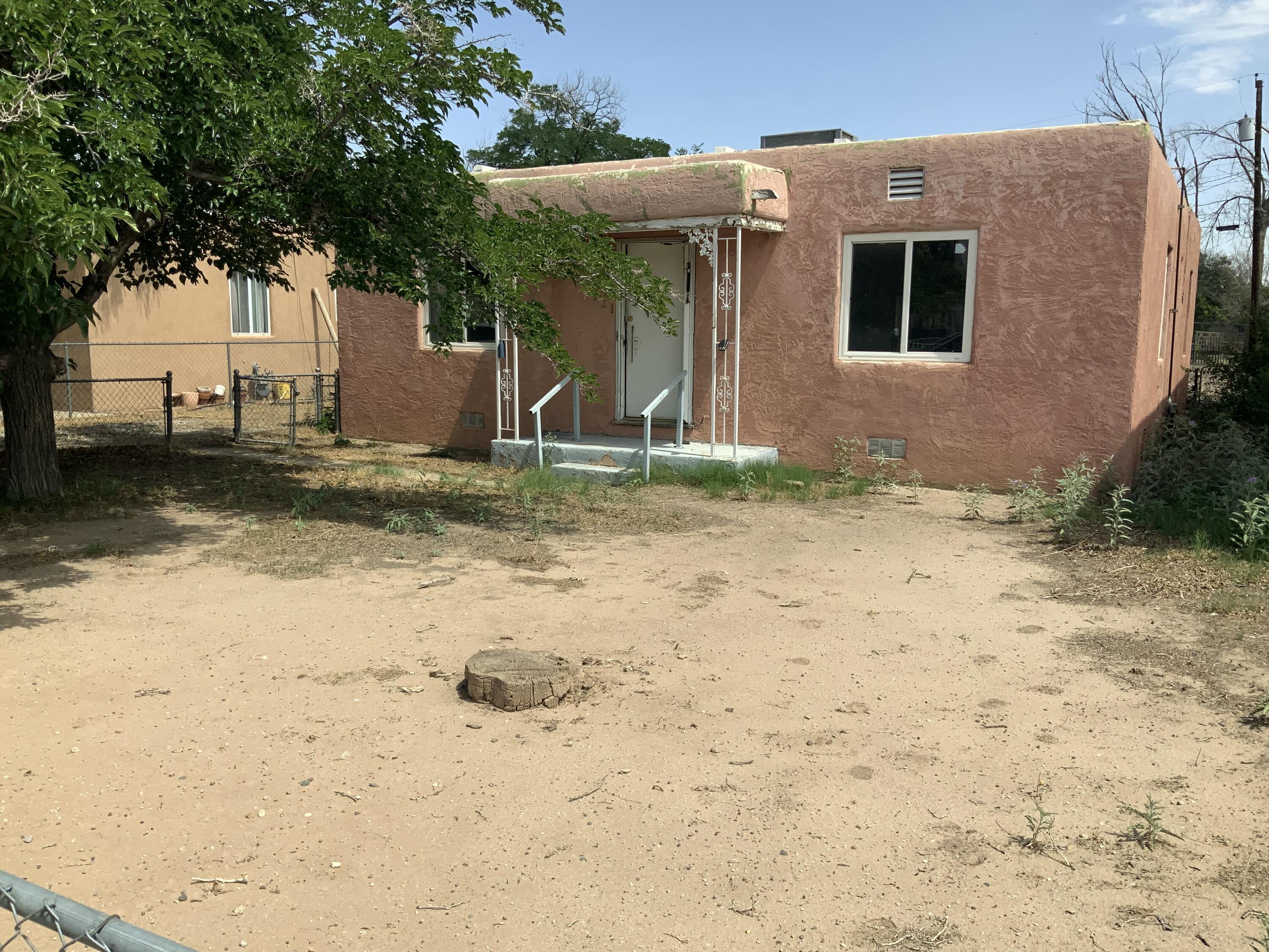 Investment opportunity with tons of potential. Great location near grocery stores, restaurants, parks and more. Property features a large backyard with side access.  Upgraded windows upgraded electrical service, newer roof and HVAC with central ducting. Seller is open to REC/Seller finance.Property is being sold AS-IS.