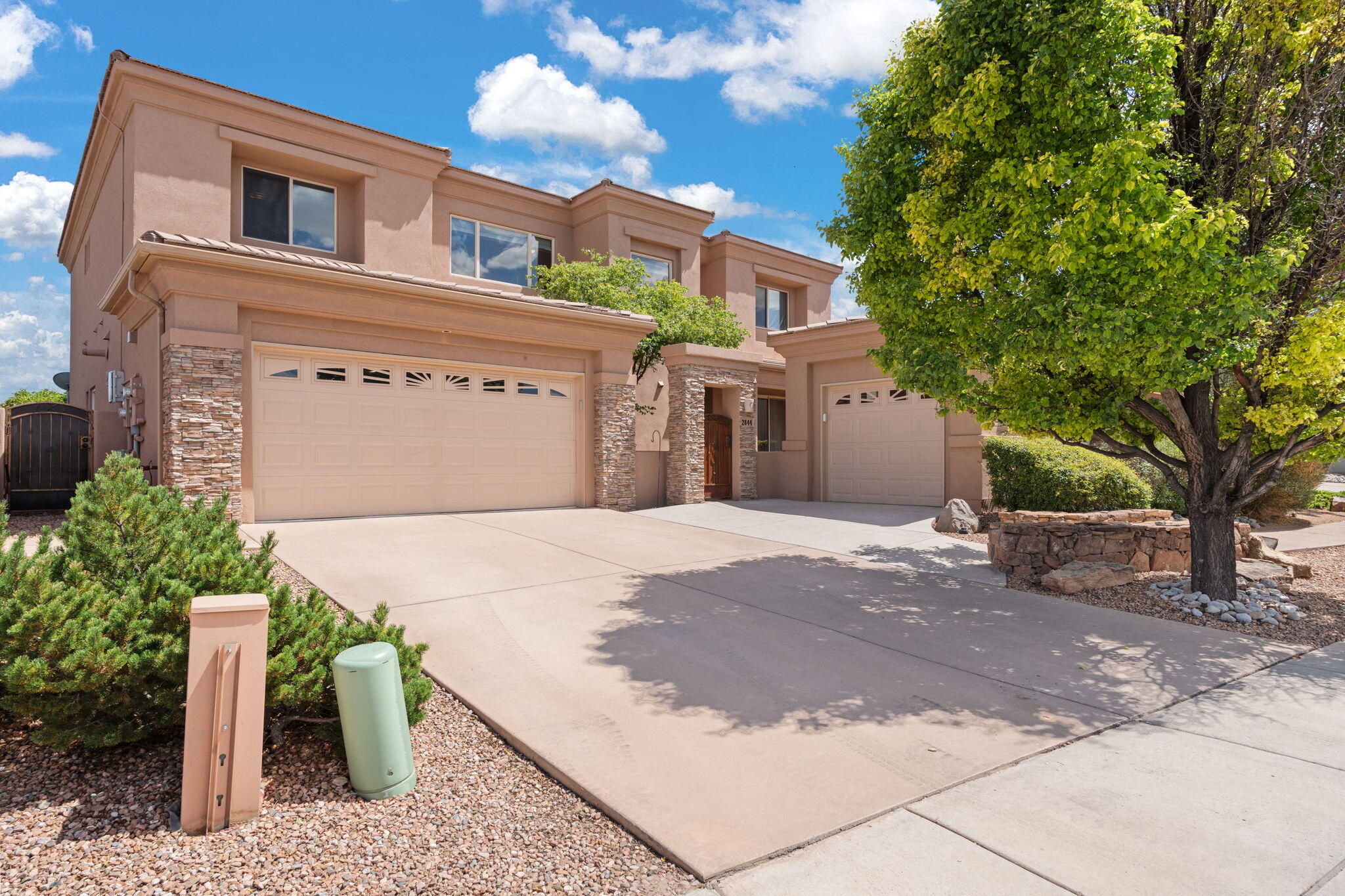 Stunning 4040 sq ft Home with Paid-Off Solar on a Huge Double Corner Lot!This spacious 5-bedroom, 4-bath home offers over 4,000 sq ft of luxury living on a massive double lot in a neighborhood. Enjoy energy savings with a paid-off solar system, a refreshing swimming pool, and a relaxing pool cabana perfect for entertaining.The open-concept layout is the ideal floorplan, with large bedrooms and plenty of natural light throughout. The expansive outdoor space provides endless possibilities for fun, relaxation, and privacy.Located in a quiet, desirable neighborhood, this home is a true retreat. Don't miss your chance to own this incredible property!