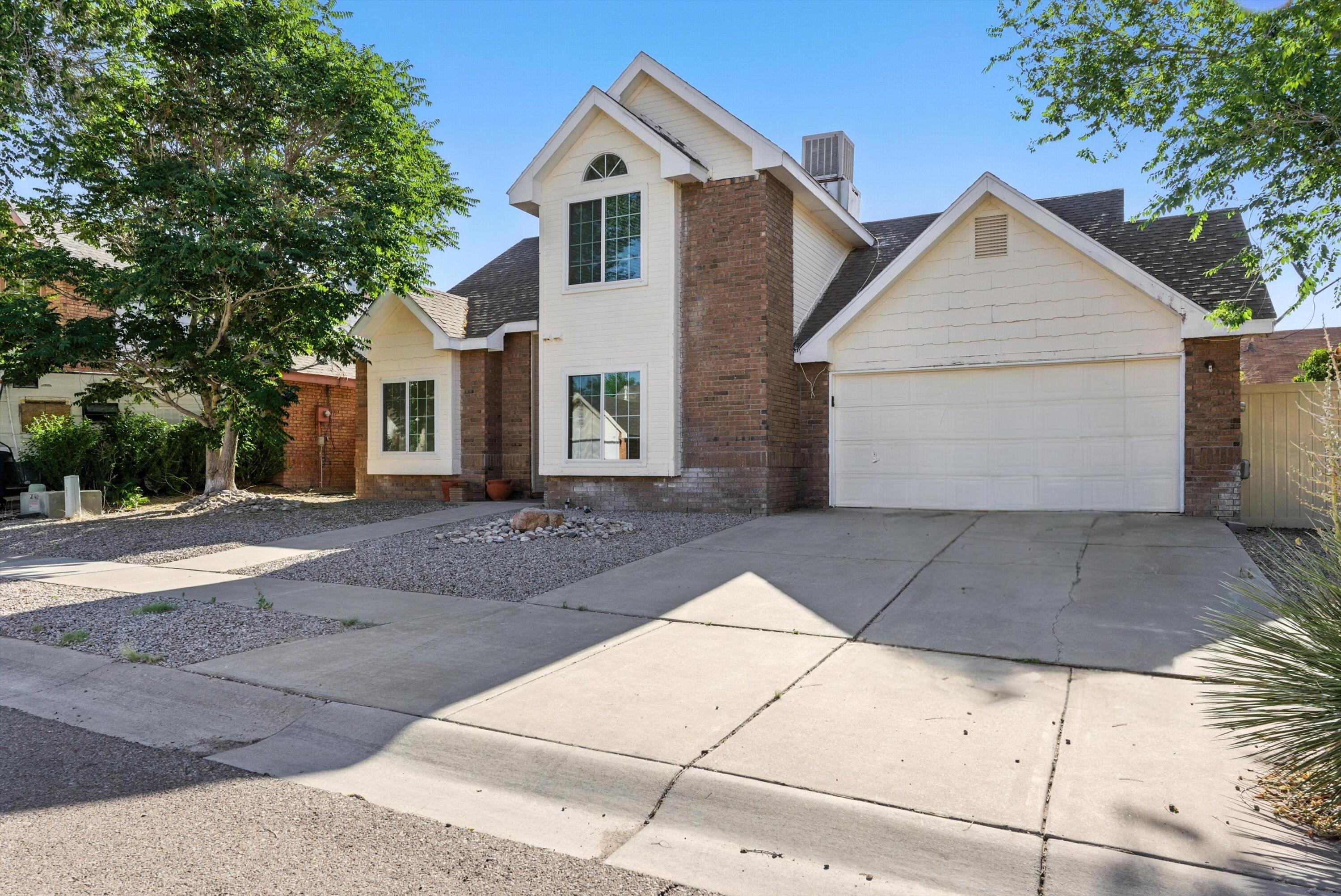 Welcome to 7816 Bursera Drive NW, a well-maintained 3-bedroom, 2-bathroom home offering a great blend of comfort, updates, and value in a desirable location. It features a beautiful remodeled upstairs shower that brings a modern touch to the home. The roof and energy-efficient windows were done in 2019. The carpet has been recently cleaned and treated as well. Also, the swamp cooler has a reinforced steel frame and has been serviced regularly! Book your showing soon because this property will not last long!
