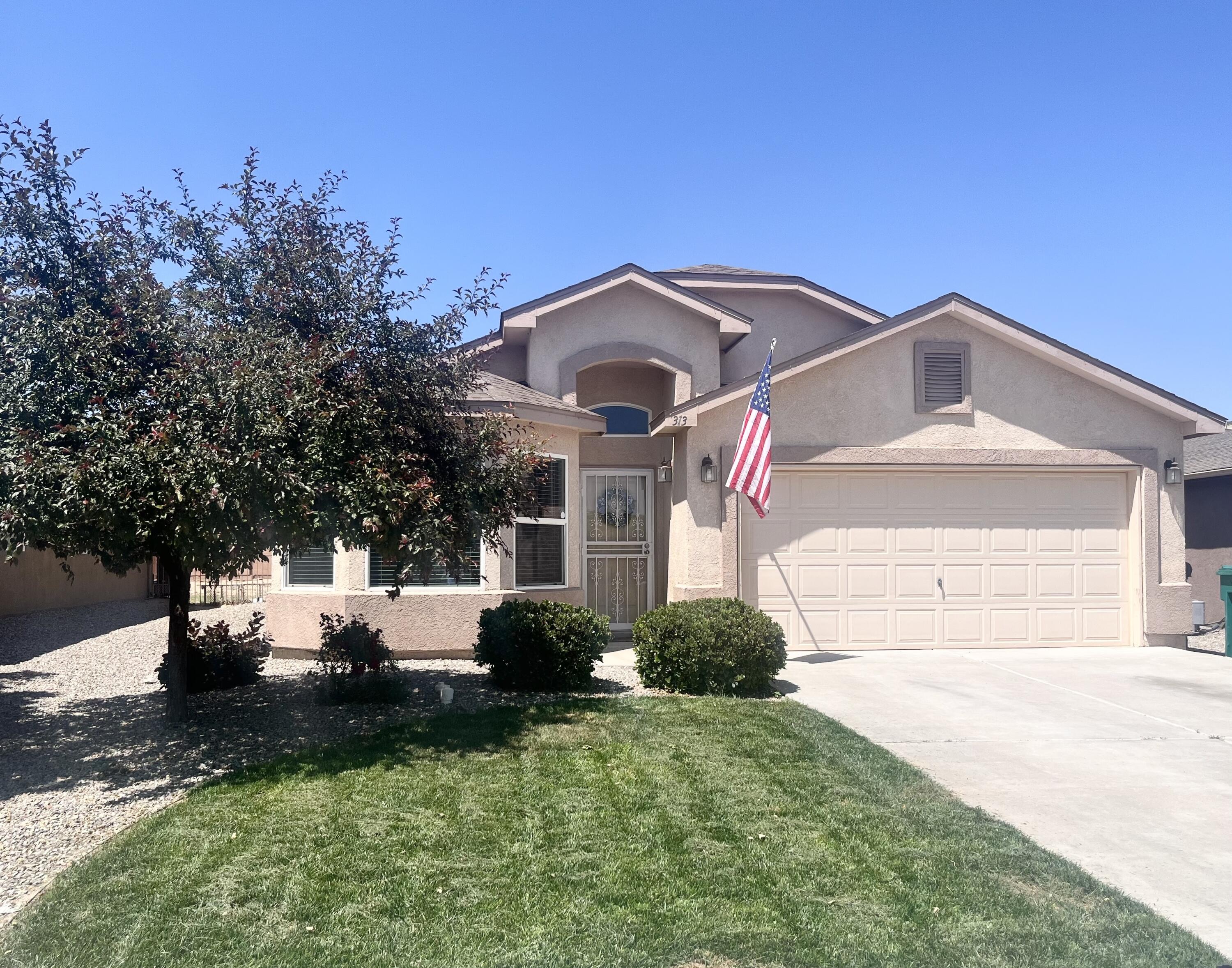 Welcome to your Rio Rancho home! This fantastic single-story home features one of DR Horton's most popular floorplans, offering four spacious bedrooms and two full bathrooms. The primary suite is a true retreat with a luxurious garden tub, perfect for relaxing at the end of the day. Enjoy the versatility of two generous living areas, ideal for entertaining or everyday living. Stay comfortable year-round with refrigerated air. Located in a desirable neighborhood that offers several parks and scenic walking trails, this home blends comfort, style, and community charm. Don't miss out--schedule your private showing today!