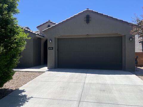 Must see in the gated community of Alameda Crossing! Built in 2019, this immaculate home offers style, comfort, and security in the top-rated La Cueva school district. The bright, open layout showcases an upgraded stainless steel appliance package, sleek finishes, and great natural light. The luxurious primary suite features a spa-like bathroom, dual sinks and an expansive walk-in closet. Step outside to a private, low-maintenance backyard with mature landscaping--ideal for entertaining or unwinding. All furnishings are available and negotiable--move in with ease! Homes like this don't come up often and won't last long--schedule your showing today before it's gone!
