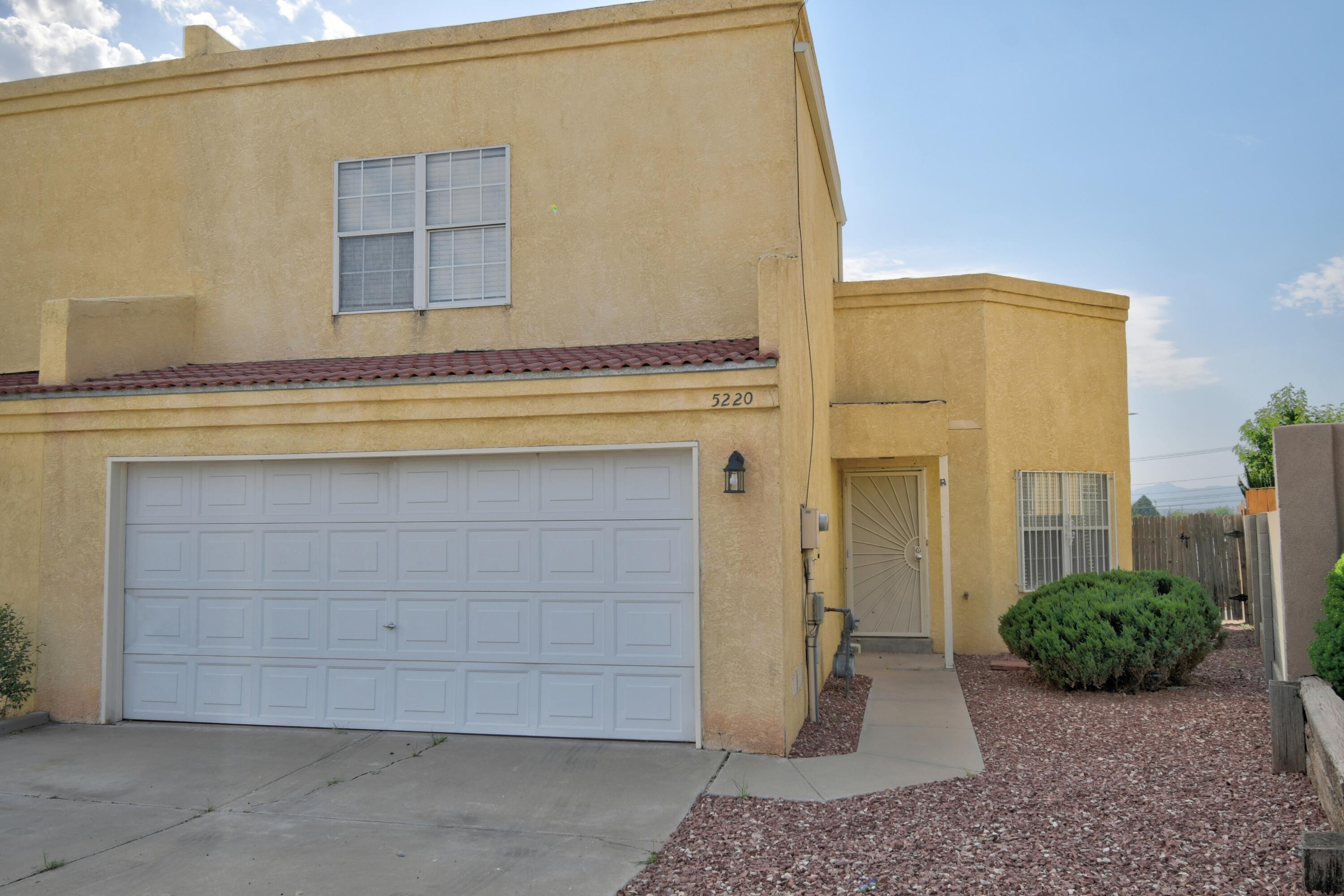 Here it is the price point you've been waiting for and in Mint Condition.  Adorable 2 Story, 2 Car garage, 2 Bedroom, 2.5 bathrooms with an enclosed patio.  Move in ready freshly painted, new Stainless steel stove & DW purchased 6/2025. Clean, light and bright at a move in ready price.  Come and see this one today.