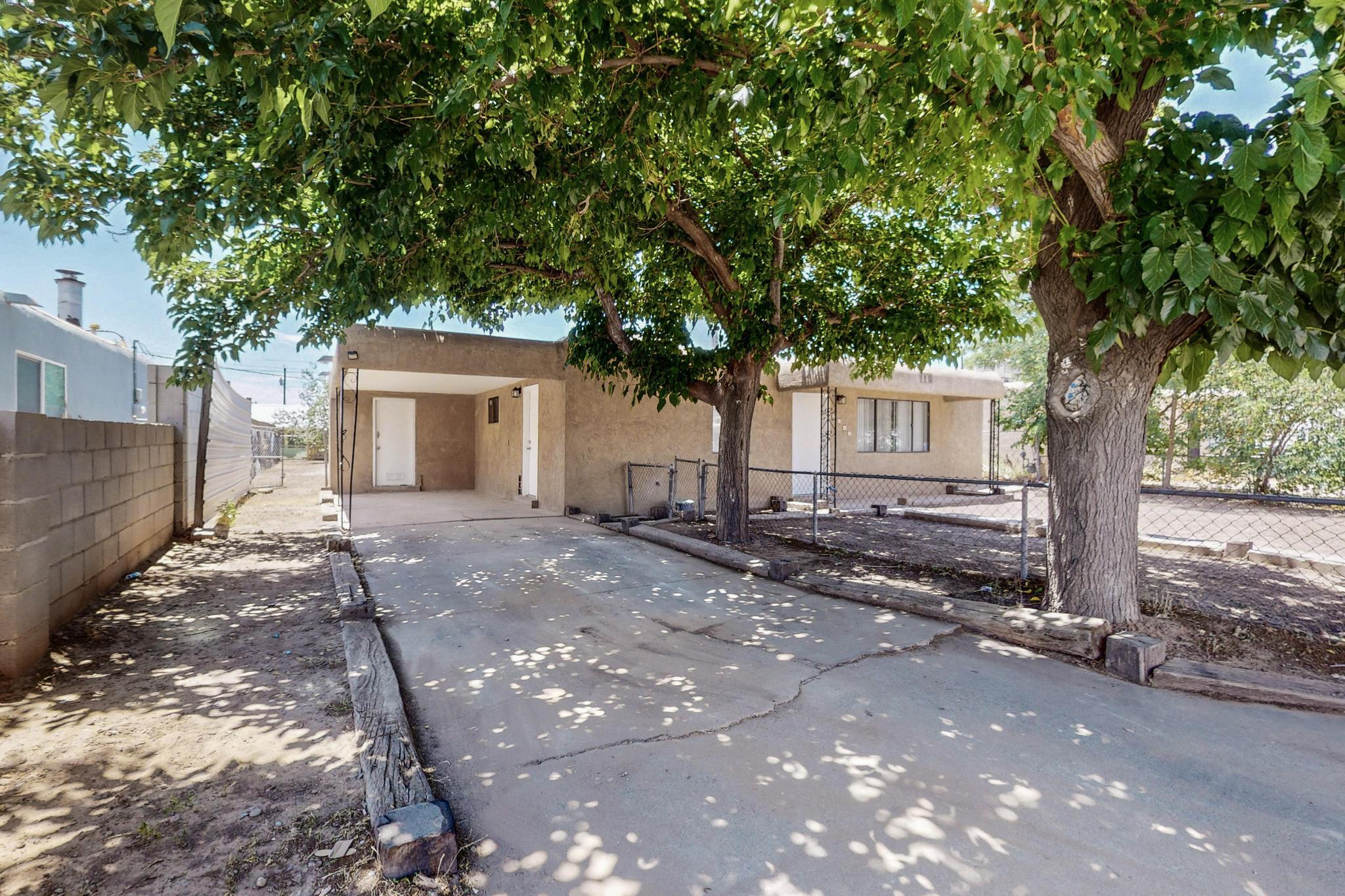 Welcome to your charming starter home in the serene North Valley! This cozy 1,044 sq/ft home is move-in ready, offering a perfect blend of comfort and convenience. As you step inside, you'll be greeted by a bright and inviting living space that flows seamlessly into a functional kitchen, ideal for entertaining family and friends. Situated in a peaceful neighborhood, you'll enjoy the tranquility while being just moments away from shopping, dining, parks, and Bosque trails and everything great about the Valley! With easy access to major roads, commuting to work or exploring the area is a breeze. Don't miss the opportunity to make this delightful house your new home! Schedule a viewing today! Owner has installed a TPO roof, New AC/Furnace & new paint- all we need is you!