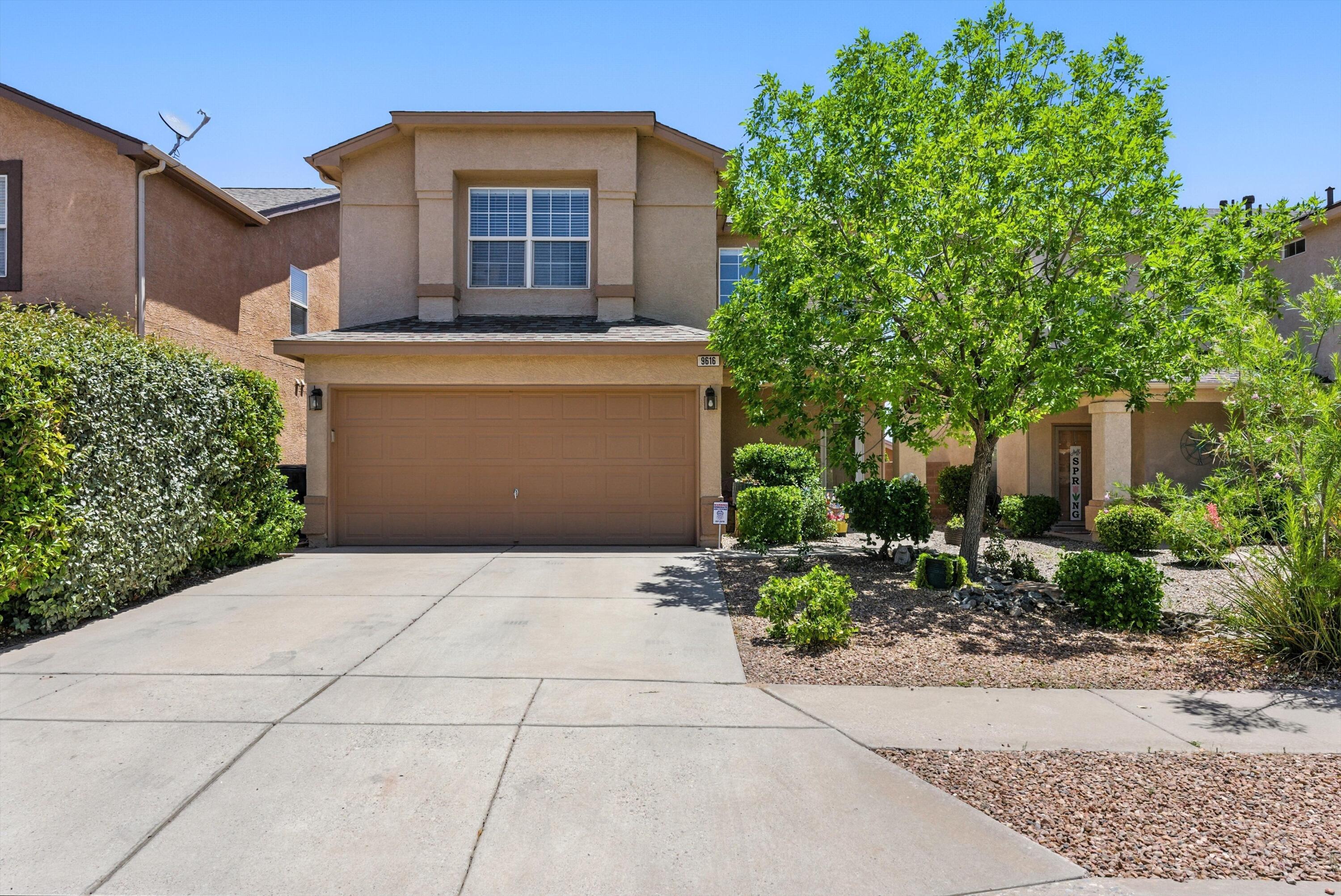 Step into comfort and style in this beautifully maintained 3-bedroom, 3-bath home featuring a spacious loft and thoughtful upgrades throughout. Enjoy the sleek look of tiled floors on the main level, complemented by a newer stove with a built-in camera so you can watch your baking from anywhere, plus a newer microwave, washer, dryer, and refrigerated air. Soak in breathtaking mountain views and unwind in the lush, oversized backyard filled with mature trees, fruit trees, and vibrant vegetation--your private outdoor oasis. A perfect blend of charm, functionality, and serenity awaits!