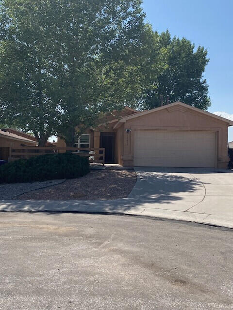 This charming single-family home located at 10619 Sole Rosso Ct NW, Albuquerque, NM was built in 1998. The home features 3 bedrooms and 2 bathrooms, a total finished area of 1,232 sq.ft., and sits on a spacious lot measuring 5,511 sq.ft. With a cozy interior and plenty of outdoor space, this property offers a perfect blend of comfort and potential for customization. The home is situated in the very desirable Tuscany neighborhood, making it an ideal choice for those seeking a peaceful and welcoming community to call home.