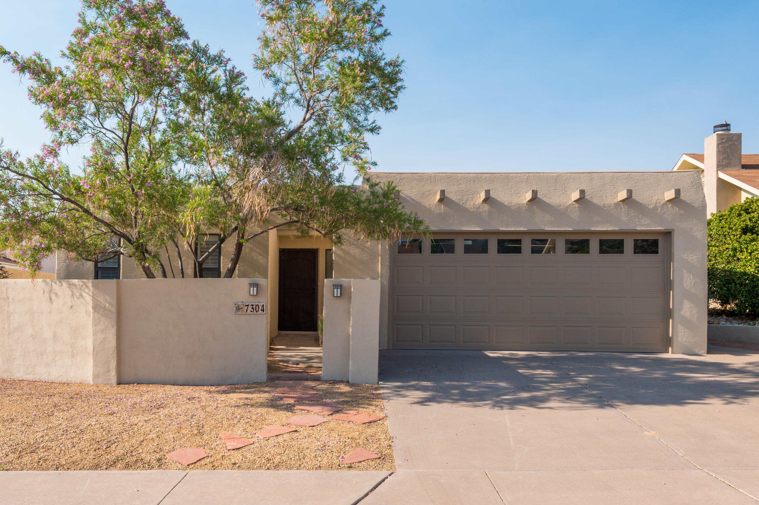 Take a look at this stylish, move-in-ready 3-bed, 2-bath home that's been thoughtfully refreshed. The split-bedroom layout offers privacy, while the open living area flows seamlessly into a spacious eat-in kitchen. The generous backyard boasts raised planters, a covered patio, and ample space to relax or entertain. Bonus: Owned solar panels help keep utility costs low. Clean, comfortable, and turnkey. Schedule your showing today!