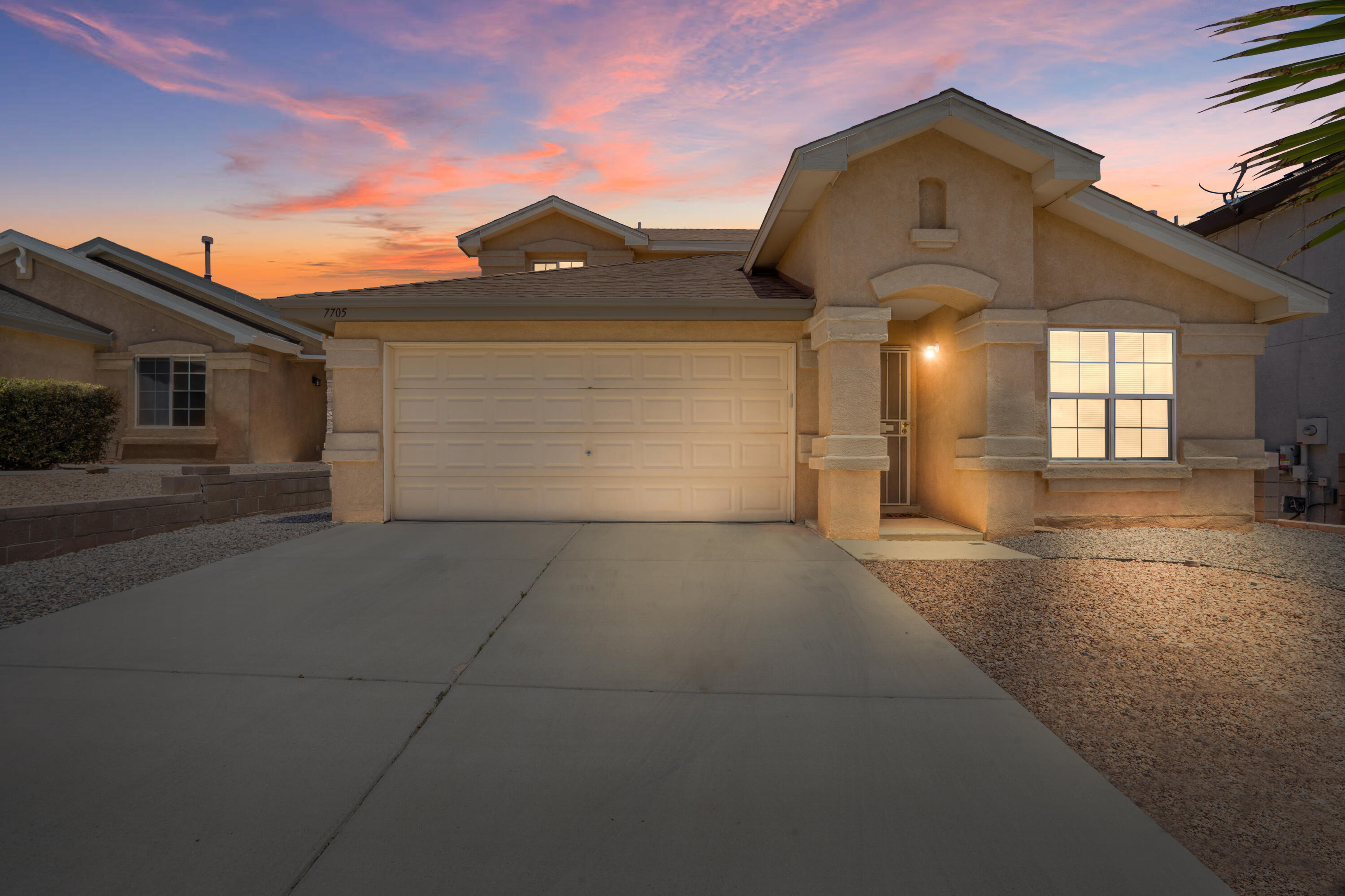 Welcome to this spacious home in Ventana Ranch featuring 4 generously sized bedrooms, including a primary suite conveniently located on the main floor. This lovely home boasts two spacious living areas plus a versatile loft.  The kitchen has plenty of space and features a large kitchen island.  Enjoy a roomy laundry area and a convenient half bath downstairs.  The backyard offers plenty of space and no neighbor behind. Enjoy HOA amenities like walking paths, community pool, playgrounds, and shaded grassy areas. Nearby Ventana Ranch Park hosts fun events like Summer Fest, movie nights, and more! Virtual staging used.