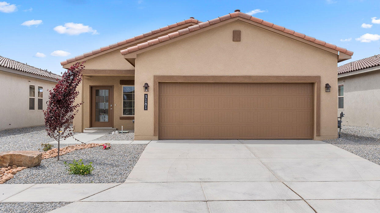 Welcome to this beautifully designed 1,289 sq ft home offering a spacious open-concept floor plan perfect for both relaxing and entertaining. Featuring 3 bedrooms and 2 full baths, this home combines comfort with functionality. Enjoy cooking in the stylish kitchen equipped with Whirlpool stainless steel appliances, including a microwave, range, and dishwasher. Step outside to a covered patio--ideal for outdoor dining or quiet evenings. This home also includes a smart home system, giving you added convenience and control right at your fingertips. Don't miss this move-in-ready gem with thoughtful upgrades throughout!