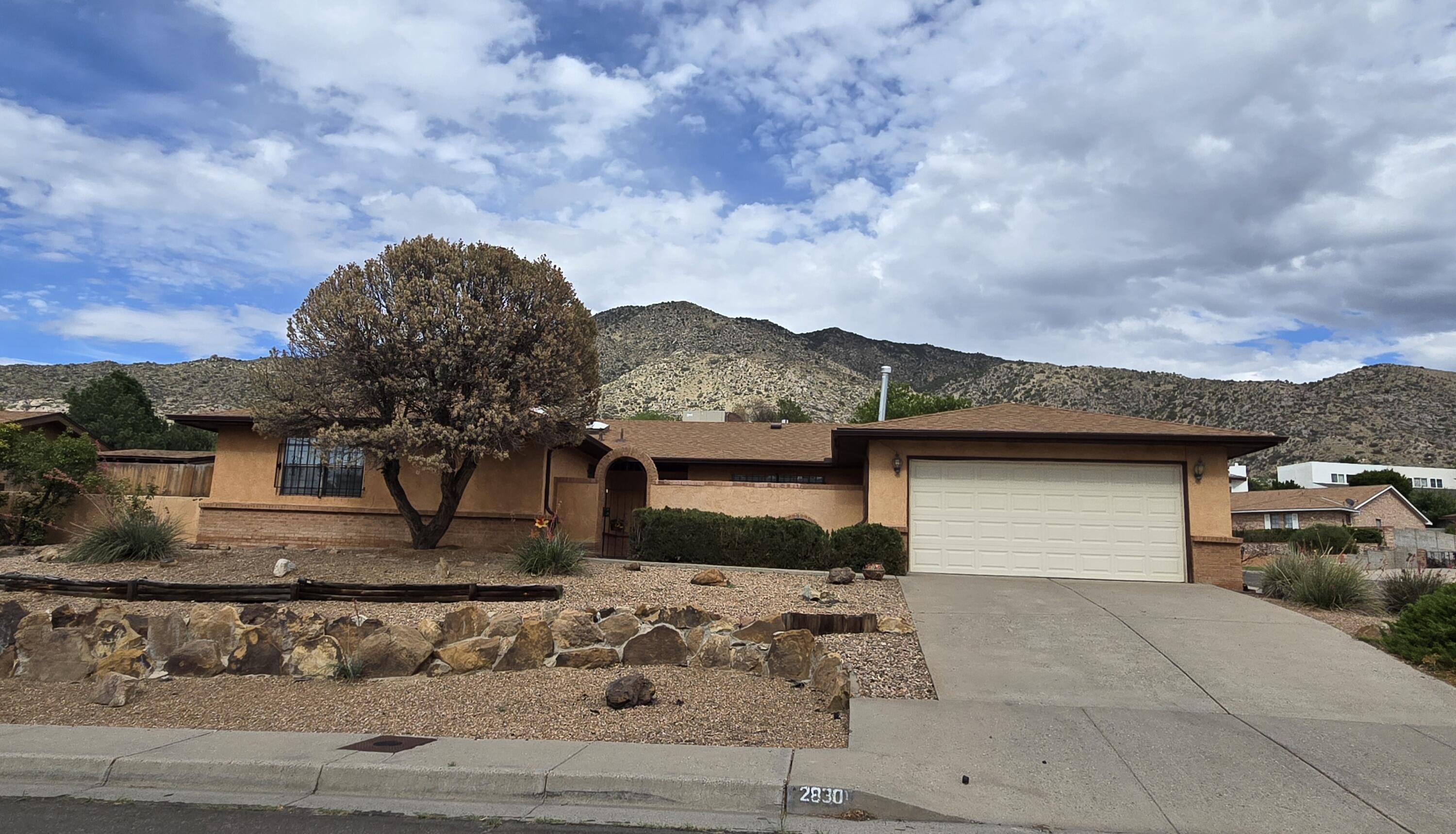 Ready for you! Come see this comfy, spacious, loved & maintained home in a prime location! 2 min to our beloved foothills, mountain views in the back, sunsets in the front. Single story ranch on a corner .22 acre lot. 4/3, 2390sqft, newer roof, gutters, furnace, water heater & Master Cool. 2 driveways & 2 entrances. Walk into large light filled living spaces, custom gas FP, separate dining area & a bonus breakfast nook. Kitchen is open to the living spaces.. gas stove, 2 pantrys lots of cabs. Down the hall are 4 spacious bedrms. The primary will fit any sized furniture, large walk in closet, full bath. Spare full bath has 2 sinks, storage in hall. Yards are landscaped, tiered with existing trees/shrubs. Covered private patio is such a treat w/ mountain views. Bring the toys, pool & grill!