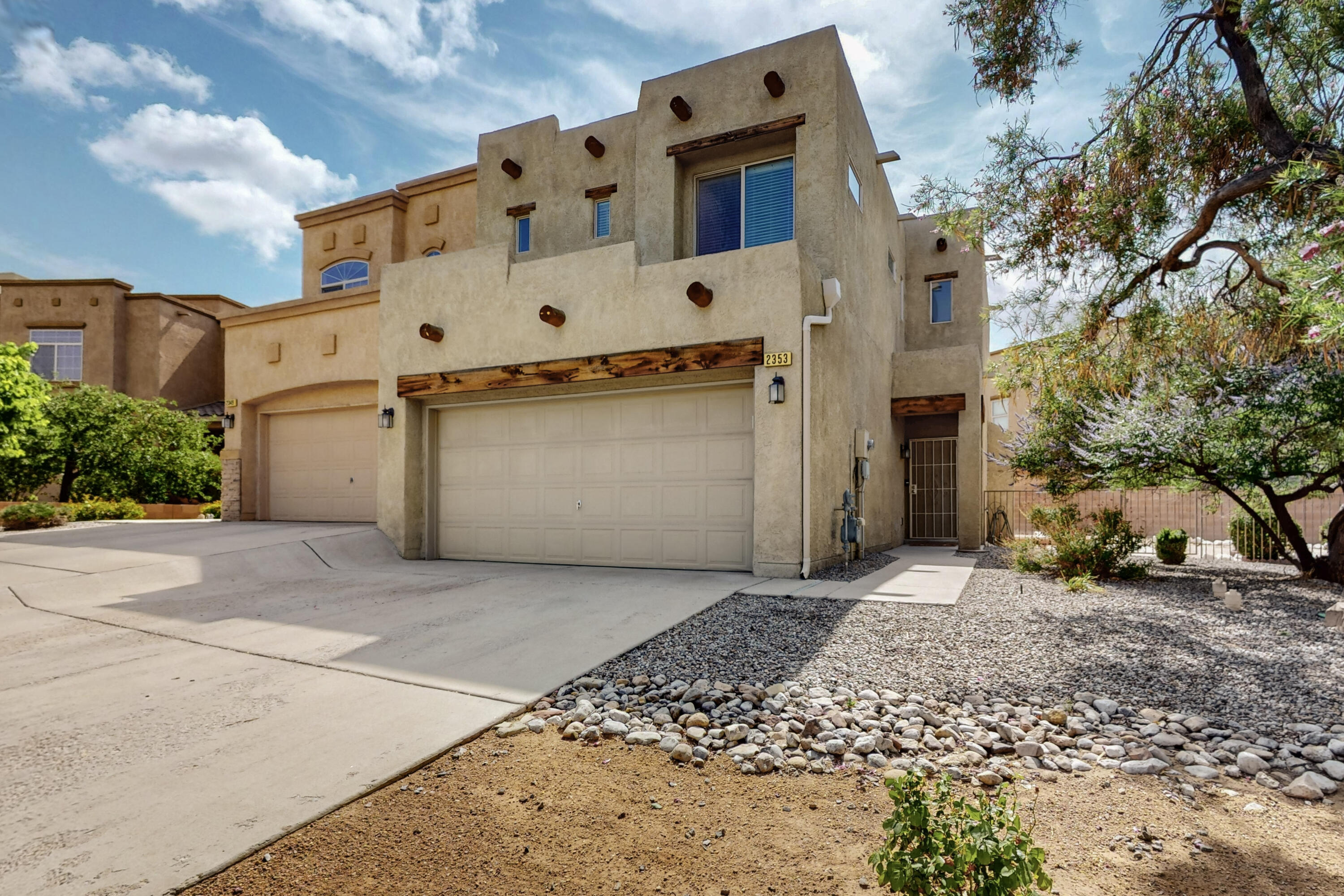 Great price, lucky opportunity to own in a clean gated community! Cozy move in ready home, with 2 Master Bedrooms private full bathrooms and walk in closets.  Custom window coverings.  Close to hospital and stores and restaurants.