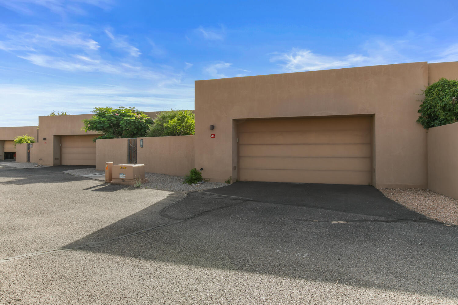 Beautifully maintained, single-owner townhome in a gated community offering exceptional comfort, convenience, and stunning views of the Bosque and mountains. Fresh paint throughout, walk-in closets, and a spacious layout designed for both relaxation and entertaining. Refrigerated air and radiant heat, ensuring year-round comfort. Private courtyard and charming back patio are perfect spots to unwind and enjoy the breathtaking scenery. 2 car garage with ample storage. Enjoy the sparkling and refreshing community pool. This home is truly move-in ready and shines with pride of ownership. Don't miss the chance to own this rare pristine gem in La Luz del Sol gated community with unbeatable views!
