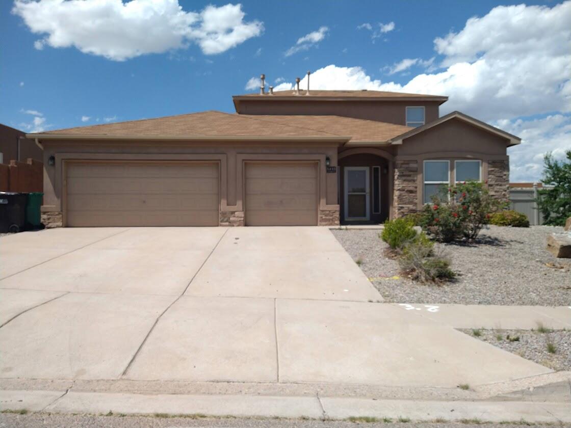 Large corner lot with possible back-yard access.  4 bedrooms all on the main floor.  The upstairs is a Large Loft that is perfect for a 2nd living area, hobby/office, kids entertainment area. So many possibilities!There is a Formal Dining room and a breakfast nook. Living room has a gas log fireplace and access to covered back patio.  The 3-car garage gives you space for vehicles and more!