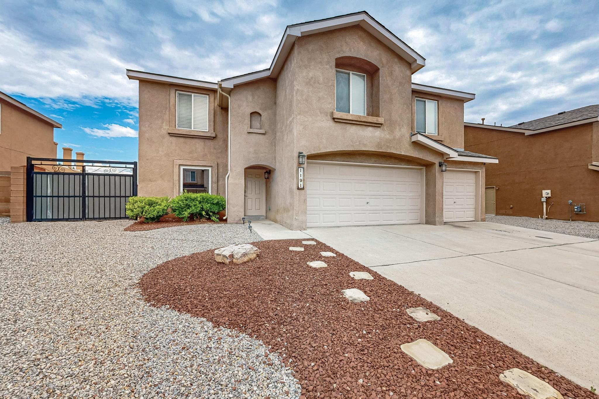 Spacious 5 bedroom home with park & mountain views in the heart of Los Lunas.Welcome to this expansive 3,844 SF home situated on a premium lot- no rear neighbors, just serene views! With 5 bedrooms, 2 generous living areas, and a large loft, there's room for everyone to spread out and enjoy. Located in the heart of Los Lunas with quick access to the freeway for easy commuting while still enjoying the peace and beauty of your surroundings. Step outside to a backyard designed for fun and relaxation complete with an above-ground pool, playset, in-ground trampoline, and a covered patio perfect for entertaining. Direct access to nearby walking trails adds to the outdoor appeal. Additional perks include a newer roof and water heater both 2020This home combines space, location, and lifestyle