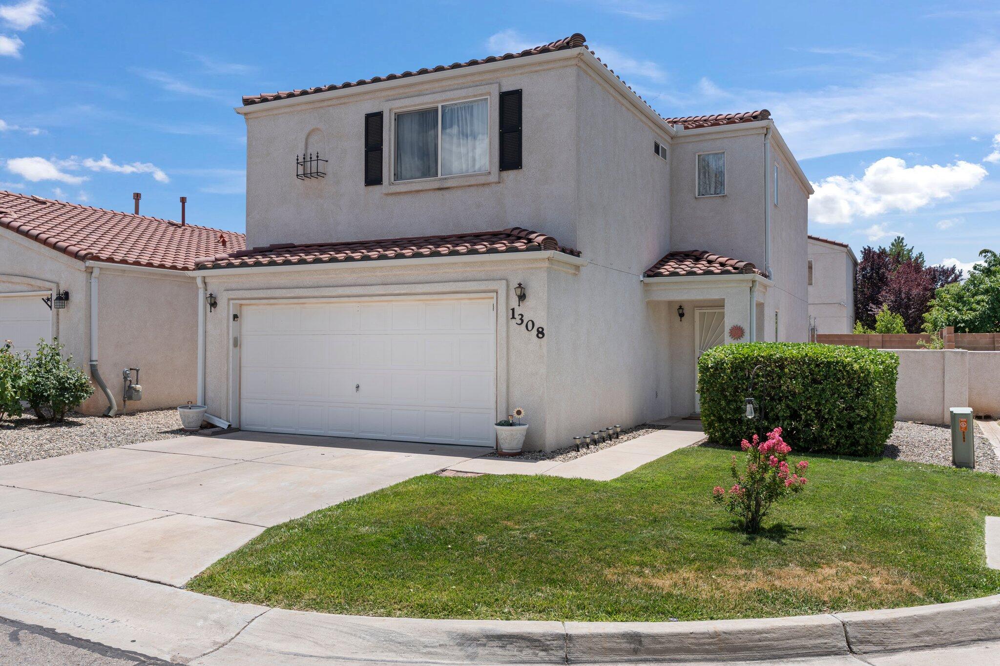 Welcome to this lovely 3-bedroom, 2.5-bath home nestled in a quiet cul-de-sac in the desirable Villa Del Norte subdivision. Located in the heart of Albuquerque, you'll enjoy close proximity to parks and quick access to I-25 -- ideal for commuting or weekend getaways.This exceptionally clean, move-in-ready home has been lovingly maintained inside and out. Recent updates include beautiful vinyl wood flooring (installed approximately 18 months ago), fresh interior paint, and an upgraded AC system for year-round comfort. The thoughtfully designed floor plan offers spacious living, a 2-car garage, and a generous backyard with a covered patio -- perfect for relaxing or creating your dream garden.Don't miss the opportunity to own this well-cared-for gem in a prime location!