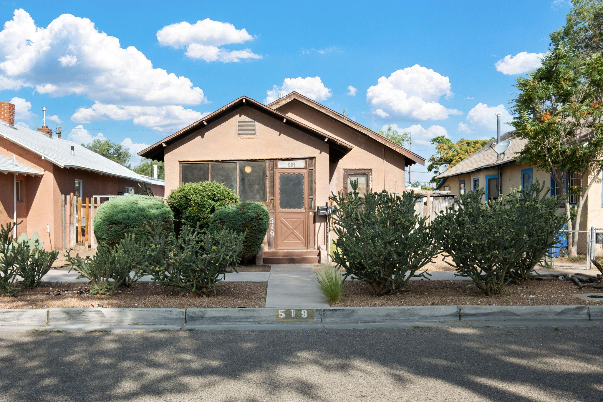 Investor special in one of Albuquerque's most established and sought-after neighborhoods! This charming home is over 100 years old and bursting with potential. Featuring a unique loft space and classic architecture, it's ready for a full remodel to bring it back to life. Large backyard with alley access, and a rare two-car garage is ready for you! Located near Old Town, Downtown, parks, grocery stores, and local shops, the location can't be beat. Perfect opportunity to restore a timeless gem and create something truly special. Sold as-is! Bring your plans, and make it shine!