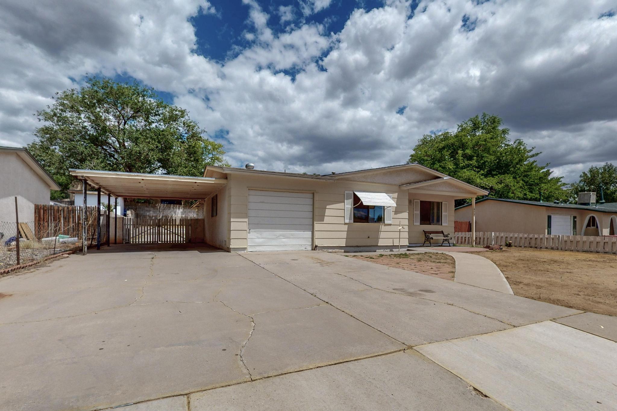 Great remodelled 3 bedroom home in the NE Heights. Close to freeway access and lots of shopping. Schedule a tour today.