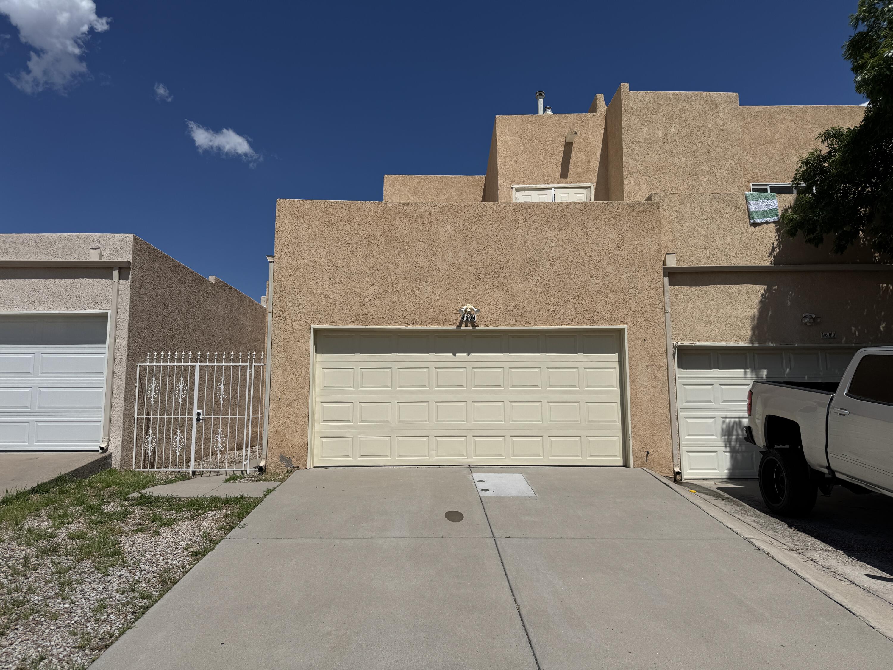 Charming 2-Bedroom Town home with Private Balconies, Refrigerated Air, and No HOA!Discover comfort and convenience in this beautiful 2-bedroom, 2.5-bathroom town home, perfect for modern living. Each spacious bedroom features its own private balcony, offering a peaceful retreat and plenty of natural light. The open-concept living area is complemented by refrigerated air, ensuring year-round comfort.The home includes a generous 2-car garage, providing secure parking and additional storage space. Best of all, there's no HOA, giving you the freedom to truly make this home your own without additional monthly fees or restrictions.Don't miss the opportunity to own this well-maintained property--ideal for first-time buyers, small families, or as a smart investment.