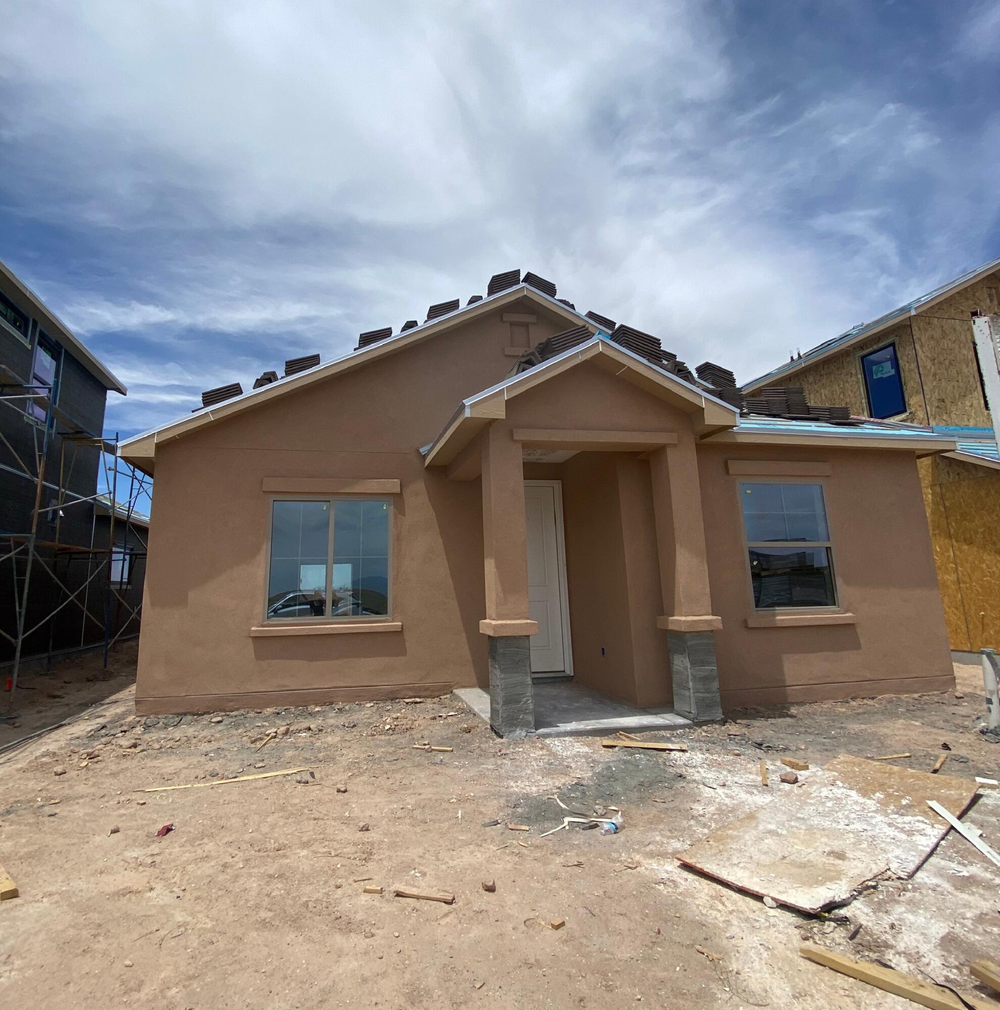 Welcome to Mesa del Sol - M4, where thoughtful design meets unbeatable location. This stylish 2-bedroom home offers an expanded covered patio for soaking up the NM sunshine, SPC flooring for long-lasting durability, and upgraded quartz countertops for a sleek, modern touch.&#10024; What Makes This Home Shine:&#9989; Expanded Covered Patio - The perfect place to sip your morning coffee or host sunset gatherings&#9989; Overhead Garage Storage - Smart space solutions for everyday ease&#9989; SPC Flooring - Stylish, scratch-resistant, and made to last&#9989; Quartz Countertops - Elegant, low-maintenance surfaces throughout&#9989; Natural Light-Filled Design - Bright, open, and welcoming from the moment you walk in