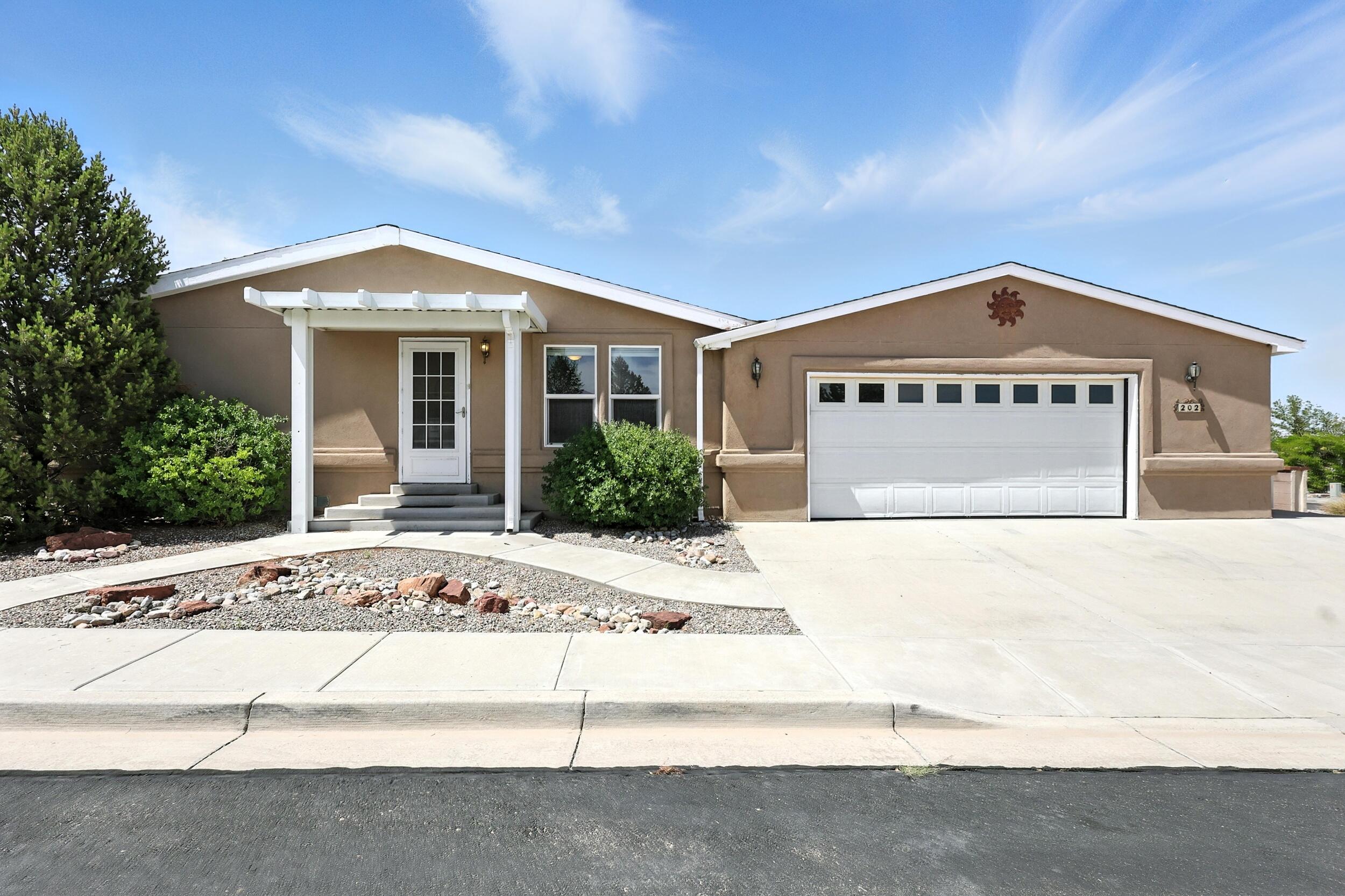 Charming Home in 55+ Gated CommunitySpacious and inviting, this 3-bedroom home--with a possible 4th bedroom or flex space--features a cozy open floorplan and plenty of room to relax or entertain. Enjoy the active yet peaceful lifestyle of this vibrant gated 55+ community, complete with a clubhouse, pool, and gym. The property offers easy-care landscaping and plenty of garage storage, making it the perfect blend of comfort and convenience.