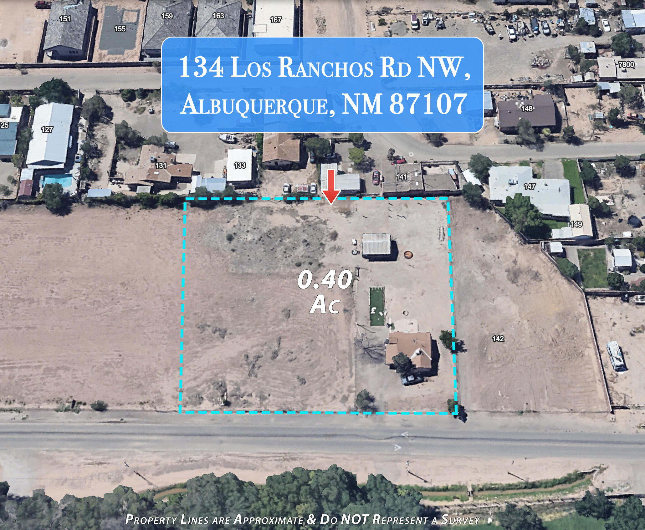 Exceptional opportunity to own .4 of an acre of prime vacant land in the heart of Los Ranchos. This rare build-to-suit property offers endless possibilities, whether you're envisioning a custom estate, luxury compound, or agricultural retreat. Nestled in a serene, sought-after area, the lot boasts ample space, mature trees, and breathtaking mountain views, providing a perfect canvas for your dream project. Enjoy the charm of Los Ranchos living with its peaceful ambiance, nearby walking trails, and proximity to local wineries, shopping, and dining. With easy access to major roads and city amenities, this land offers both privacy and convenience. Don't miss out on this unique opportunity to create your vision in one of Albuquerque's most coveted areas. Call listing agent for more details.