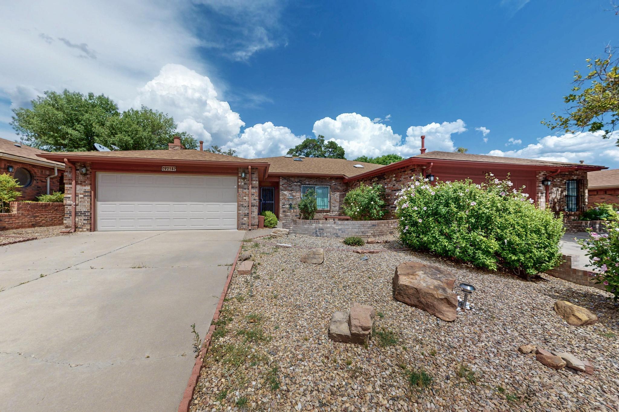 Beautiful Brick Town Home in Sought After Pino Canyon neighborhood.  Upgraded Interior with Pecan Wood Paneling throughout and Intricate Trey Ceiling in the Dining Room.  This home has 2 bedrooms but has an office or study, that can be converted to a 3rd Bedroom easily.  All Appliances stay including Washer/Dryer & Fridge.  Breakfast Nook opens out to the Backyard getaway.  Very nice Landscaping front and back with Rainbird Drip System.  Very close to schools and Shopping.  2 Car Garage.  Heat/Cool Combo.