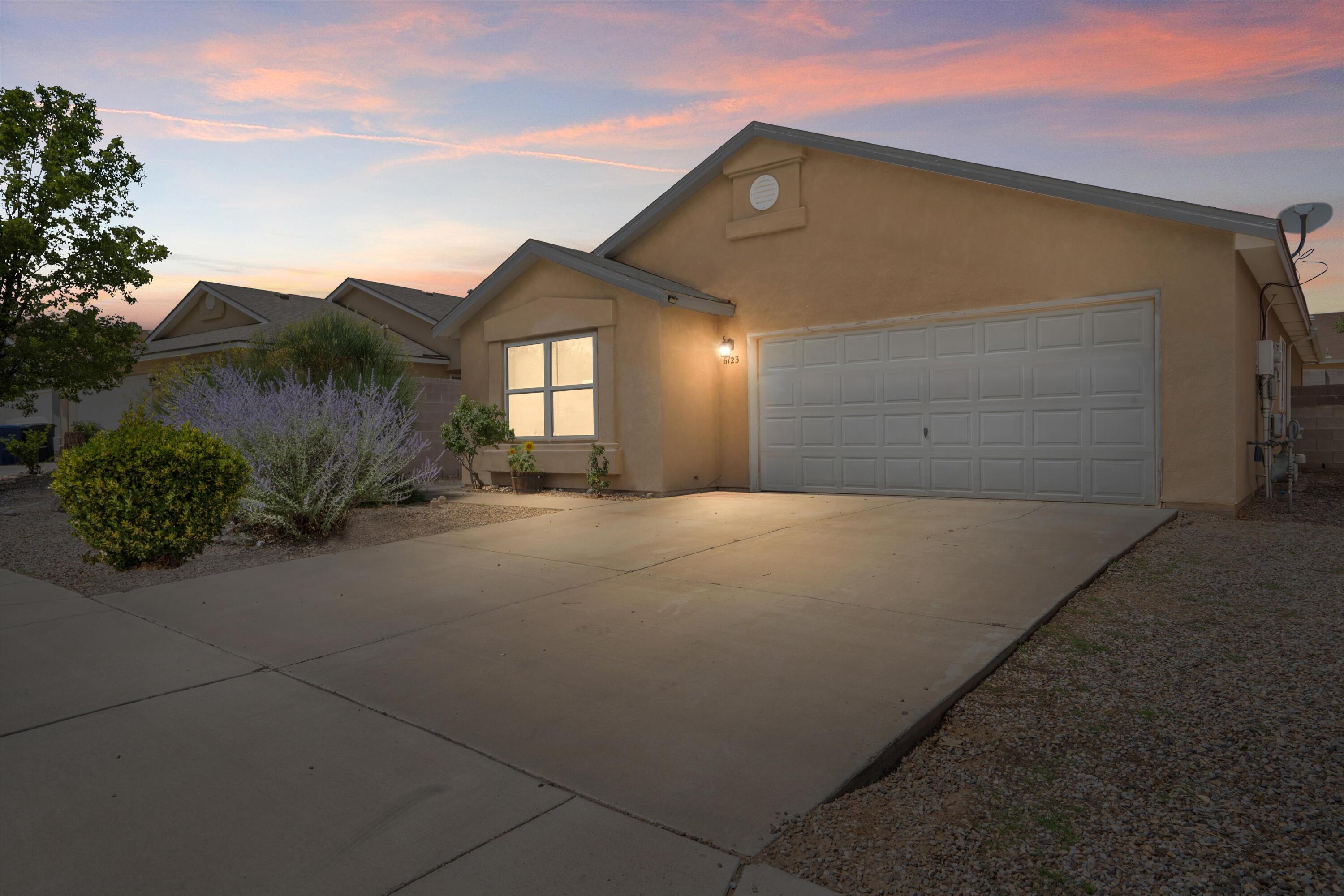 This spacious four-bedroom, two-bathroom home offers generous room sizes, abundant storage, and a layout that supports both comfort and functionality. Sitting on a sizable lot, there's plenty of room to enjoy outdoor living, gardening, or future possibilities. Major updates include a recently converted refrigerated air system for year-round comfort and PAID OFF SOLAR, offering energy efficiency and long-term savings. Don't miss the opportunity to own a well-maintained home with thoughtful upgrades in a desirable Northwest Albuquerque location.