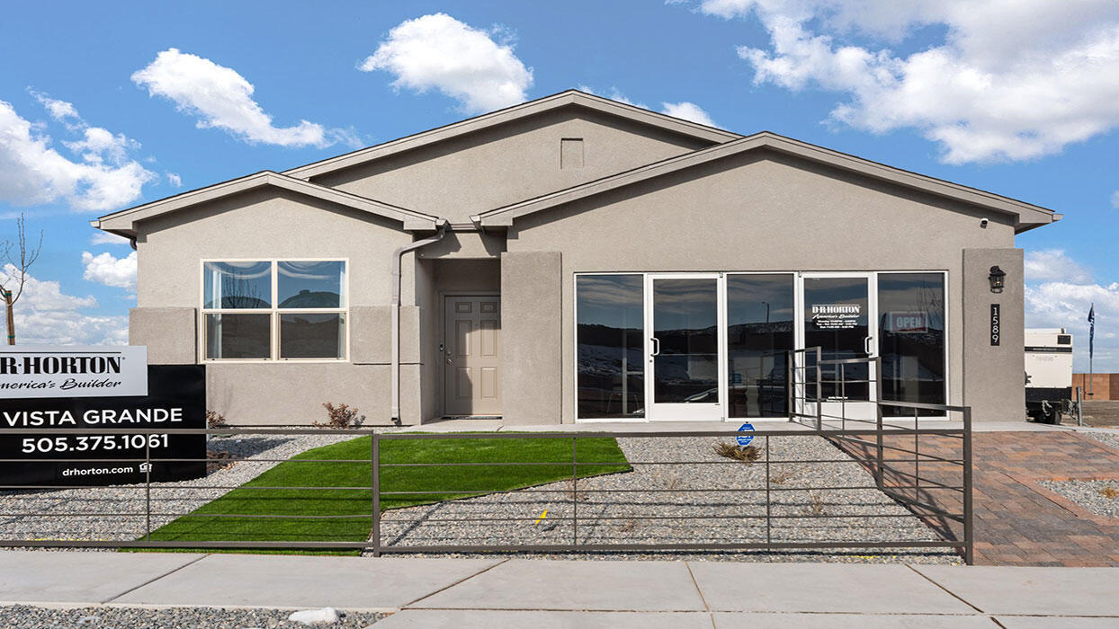 Welcome to the captivating Chama floor plan, nestled within the highly sought-after Vista Grande by D.R. Horton Subdivision with NO PID. This four-bedroom, two-bathroom home features an open-concept living space that seamlessly blends the living, dining, and kitchen areas. The kitchen is a warm and inviting haven, perfect for hosting family dinners and entertaining guests. Equipped with stainless steel Whirlpool appliances and granite countertops, it's a chef's dream come true. Your new home also comes with a smart home system, complete with an alarm, video doorbell and a few extras providing convenience and security. Don't miss out on this incredible opportunity to own a home in this fantastic community. Schedule a private tour today and ask me about our current incentives!