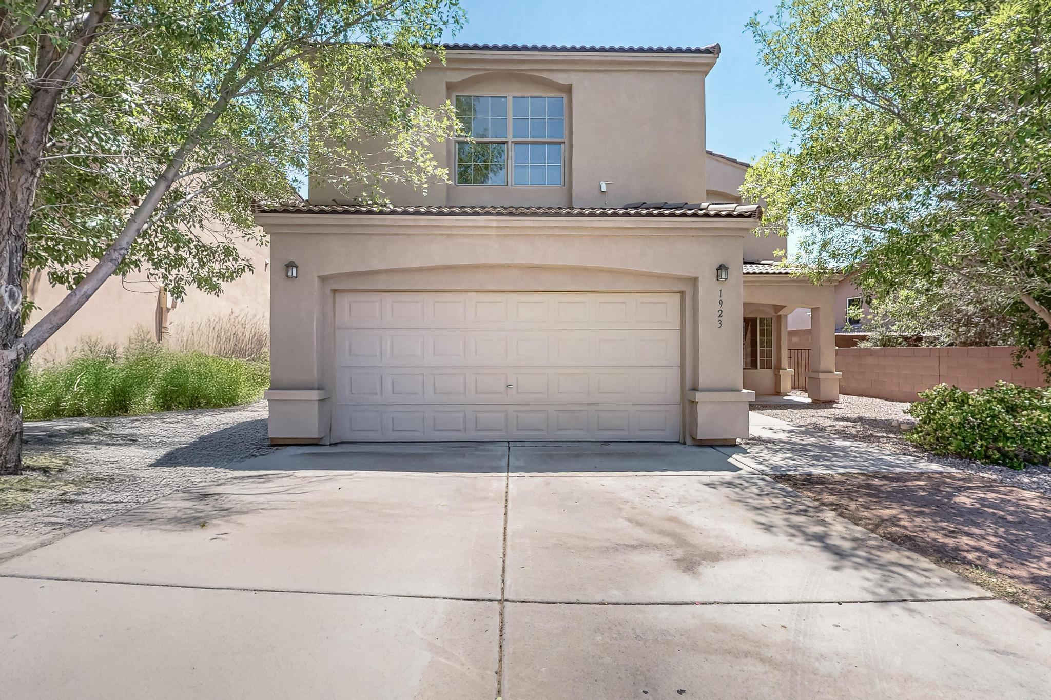 Welcome home to the beautiful Volterra neighborhood! This spacious 4 bedroom 3 bath, 3074 square foot house is conveniently located near I-40, restaurants, & shopping.   Heated garage has been converted to a theatre room and adds 454 square feet to the total square footage,  but can be converted back to a 2 car garage if needed.  After the game, relax in the 12 person hot tub in your back yard.