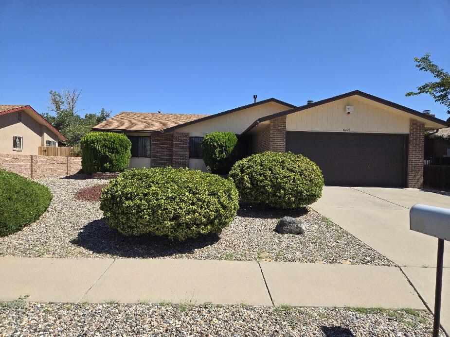 3 bedroom, 2 bath, nice house for first time buyers. Very well taken care of. Carpets professional clean and ready to move into. Back yard is beautifully landscaped with a covered patio for BBQ's get togethers and/or celebrations. This house features tile as you enter into the house and continues to the dinning area and kitchen. There is also tile in the hallway, bathrooms and in one of the bedrooms.  In the master bedroom and in the 2nd bedroom have carpet.