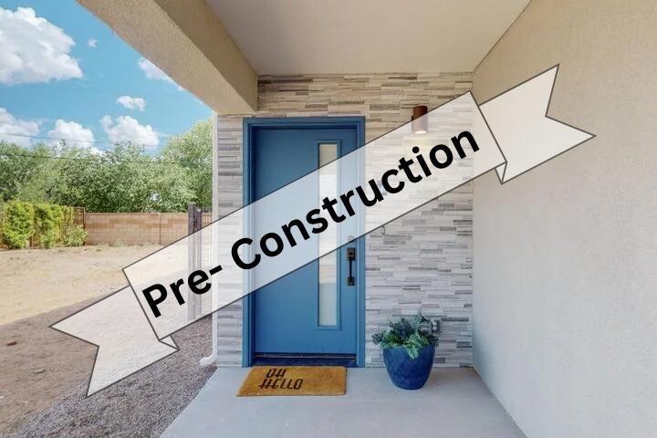 Pre- Construction! Custom Home expected to finish in 2025.  Great location in the heart of Barelas- quick access to Airport, Hospital, and UNM Campus. Home will have 3 bedrooms and 3 bathrooms, including 1 primary suite. Main floor will be an open floorplan with a half bath/ powder room for guest's convenience. Top of the line appliances included. Property will be fully fenced in, plus a fully landscaped front and backyard. Beautiful finishes- To see what the completed finishes will look like, see listing on 712 Benicia Lane MLS# 20220835.
