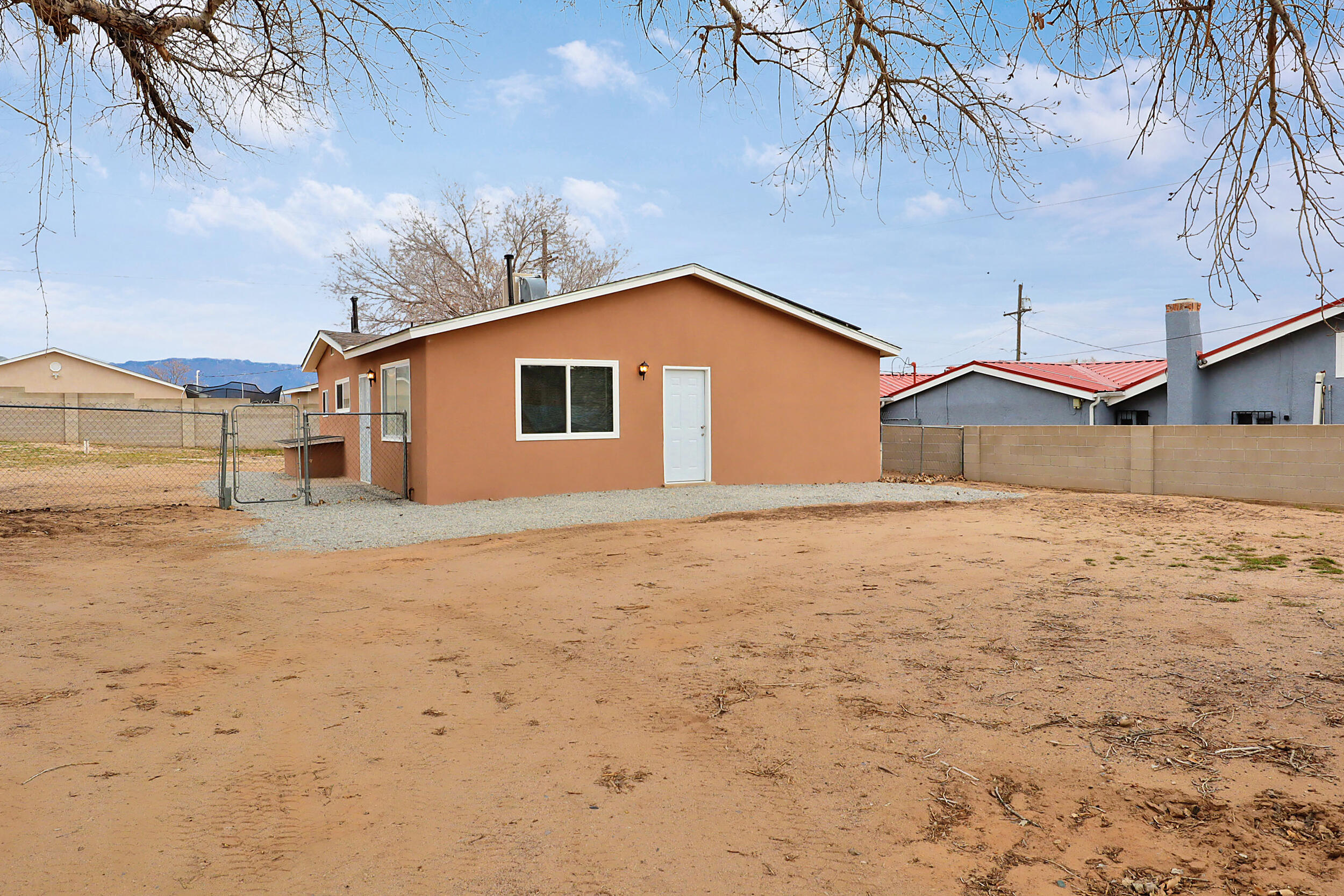 Move in  Ready! Located in the North West area of Albuquerque. This home has remodel throughout.  Big back yard, Owned solar Panels.   This property is within walking distance to park and shopping centers.  Don't miss out on your opportunity to make this charming little home your own.