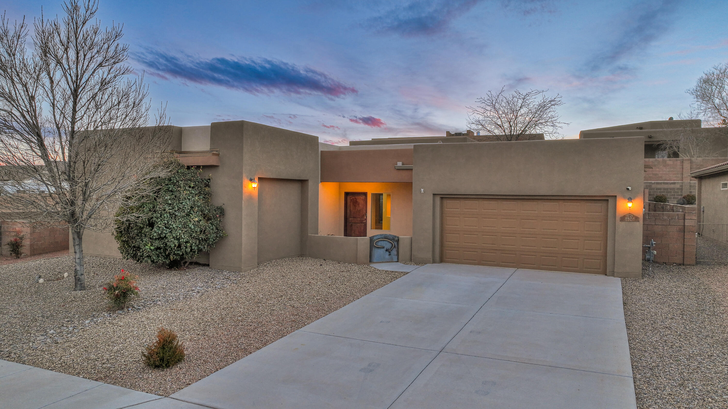 Welcome to this luxurious Twilight Home at 8101 Chicory Dr NW. This stunning single-family home offers 5 beds, 3 baths, and spans 2,837 square feet, providing ample space for comfortable living. With meticulous craftsmanship and upscale finishes, this residence boasts an elegant ambiance. Your primary suite features a separate bathtub and shower, plus a large walk-in closet that will please even the most extensive wardrobes. Enjoy the spacious deck, perfect for entertaining or simply soaking in the breathtaking views of the Sandia Mountains. Take the chance to experience the epitome of luxury living in this exquisite home.