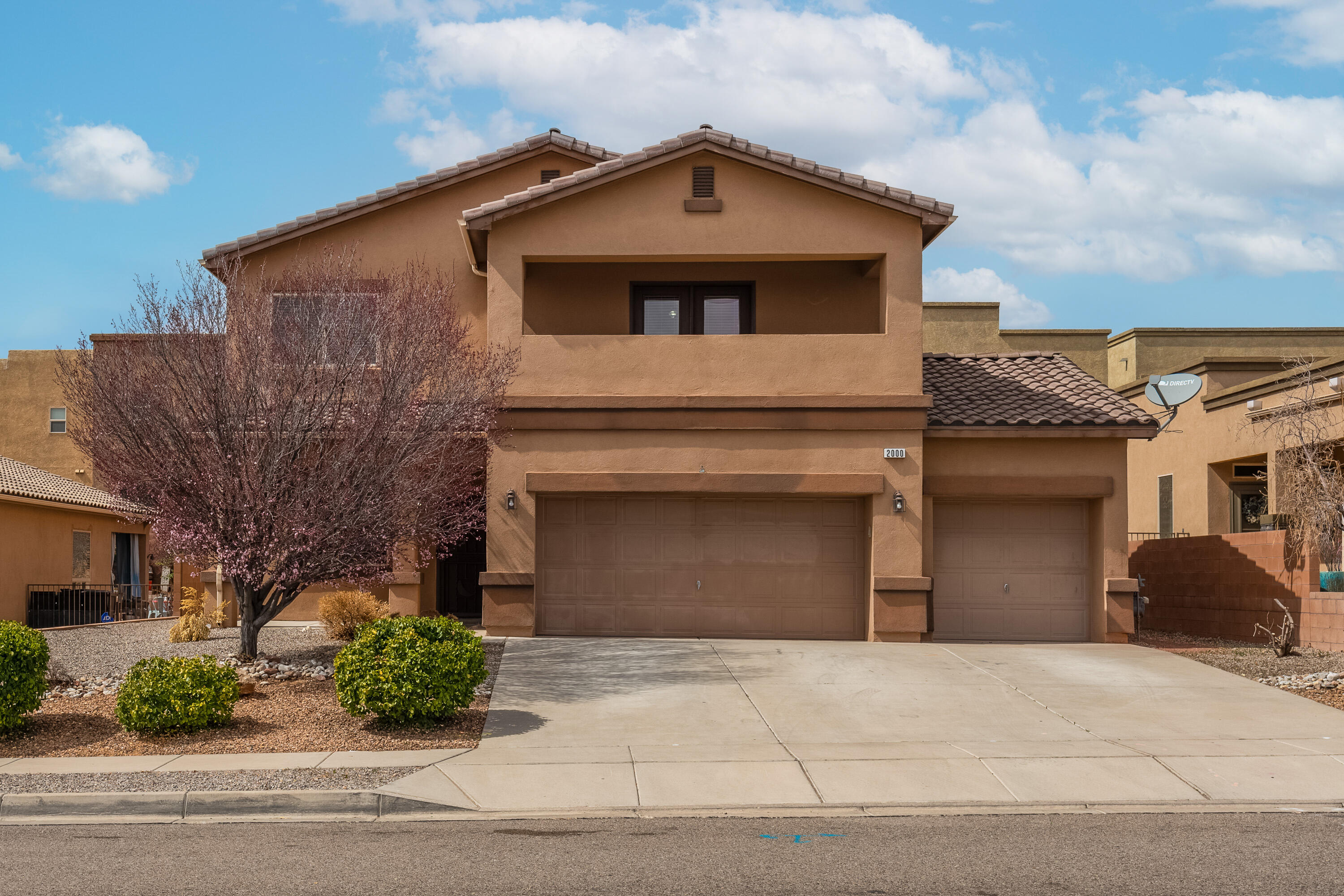 THIS HOME IS A MUST SEE WITH OVER $13,000 IN RECENT UPDATES!  Located in the Lovely Subdivision of Las Brisas Cabezon, this home is also MOVE-IN READY!  NEW Freestanding Gas Range, NEW S/S Microwave, NEW Carpet, NEW PROFESSIONAL PAINT in Modern Neutral Color, NEW Thermostats and Lights throughout.  Professionally Cleaned Tile & Grout. Tankless Water Heater Replaced in 2022!  Front Flex-Room Perfect for Home Office, or Possible 5th Bedroom. Enjoy Mountain Views from your covered Martini Balcony, located directly off your Primary Bedroom. Gourmet Kitchen w/Island, Large Pantry, Decorative Ledges. Security Door Front and Sliding back. Ceiling Fans, Gas Log Fireplace, Two Refrigerated AC Units, Covered Front Entry & Back Patio!